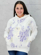 Bluza z kwiatowym nadrukiem Stylowa XL