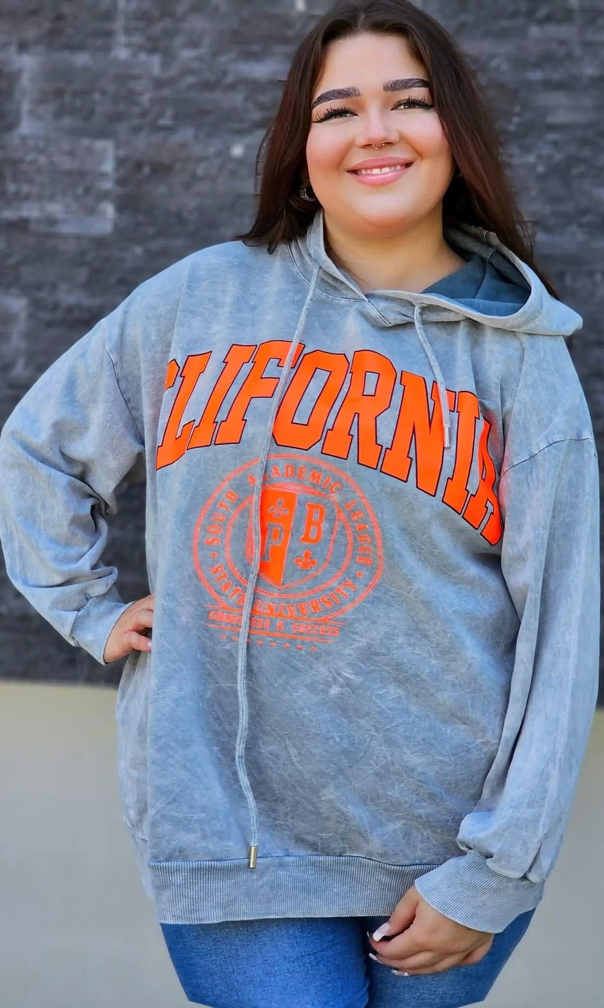 Bluza z napisem CALIFORNIA Stylowa XL