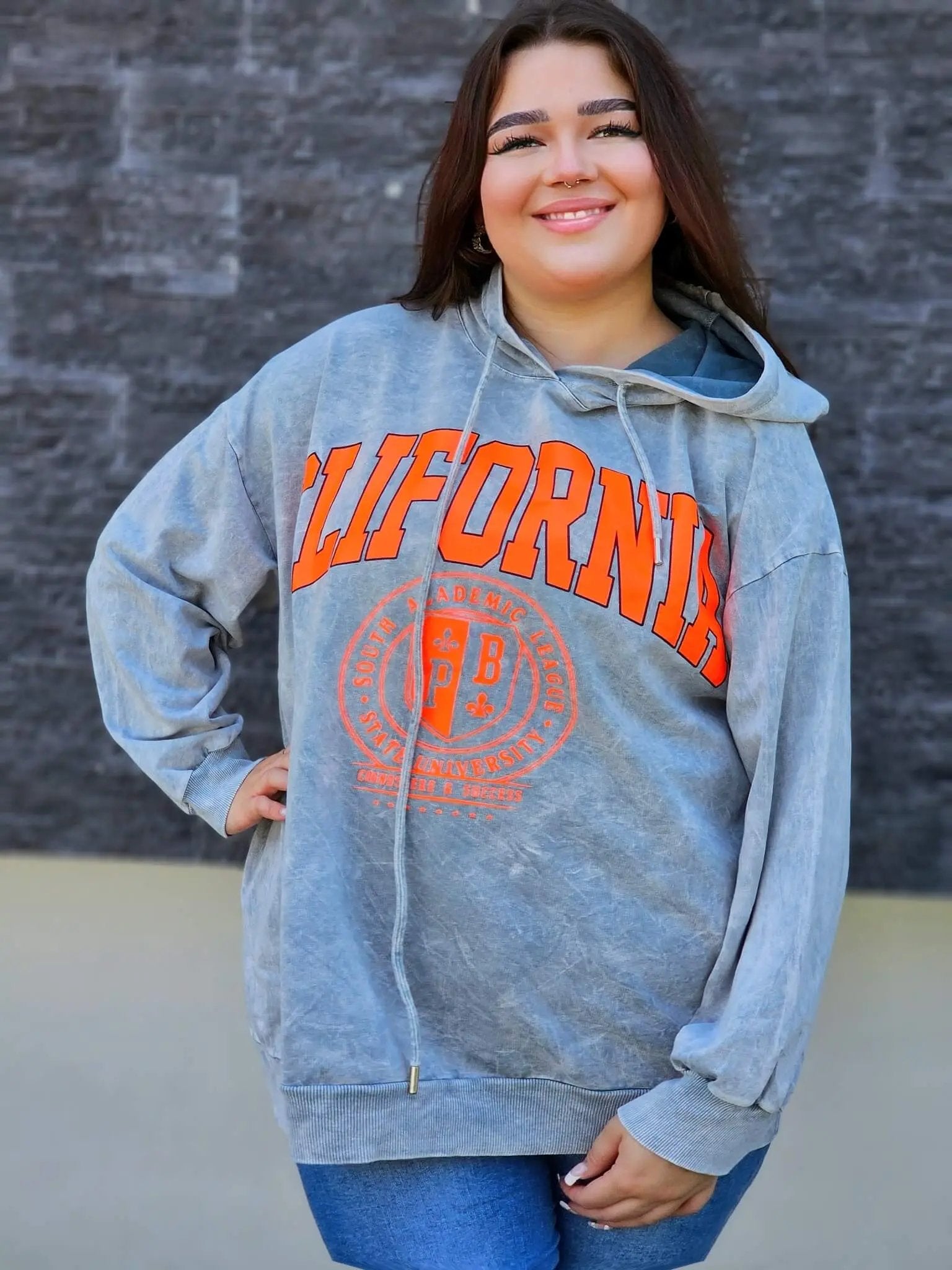 Bluza z napisem CALIFORNIA Stylowa XL