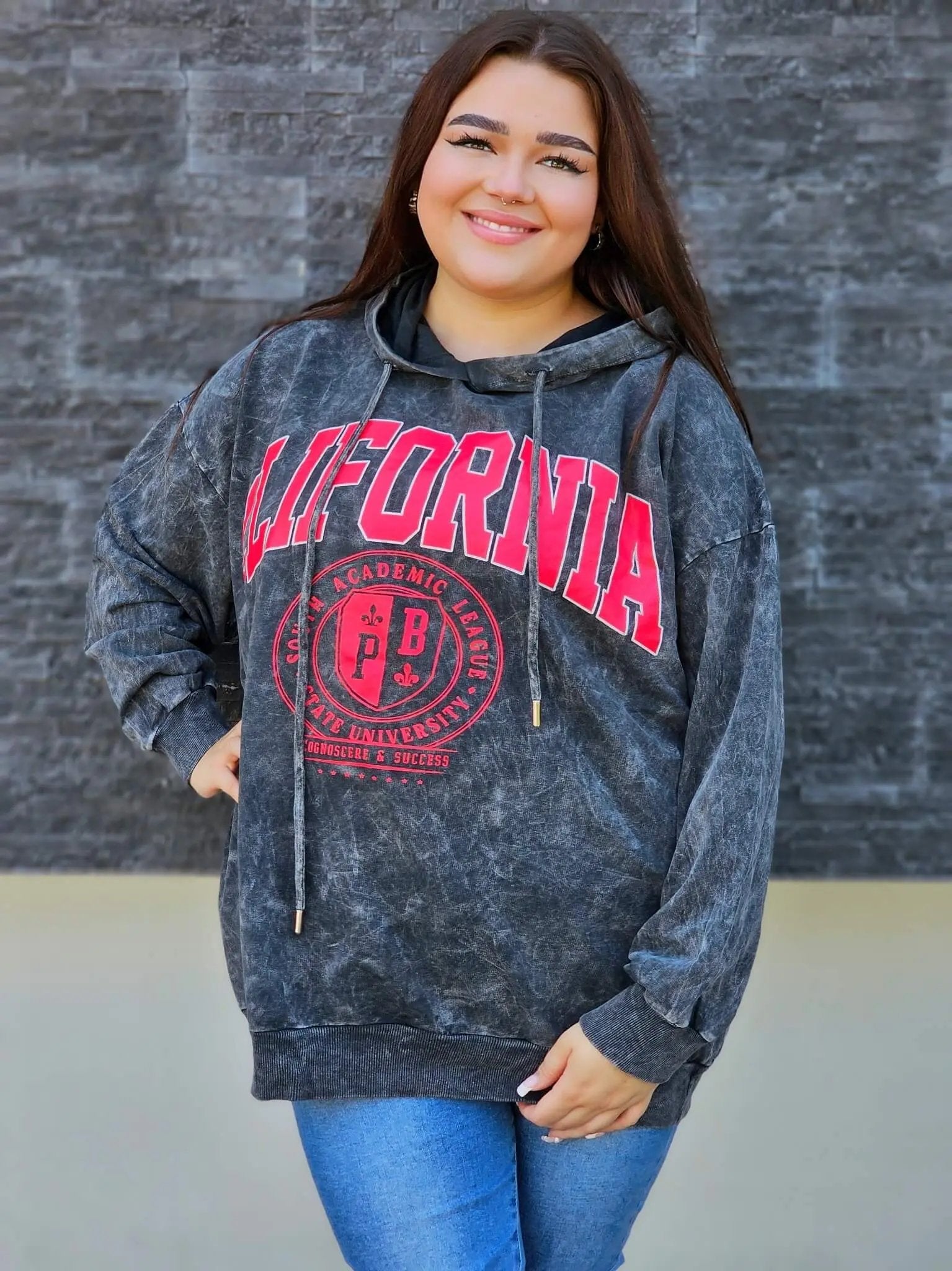 Bluza z napisem CALIFORNIA Stylowa XL