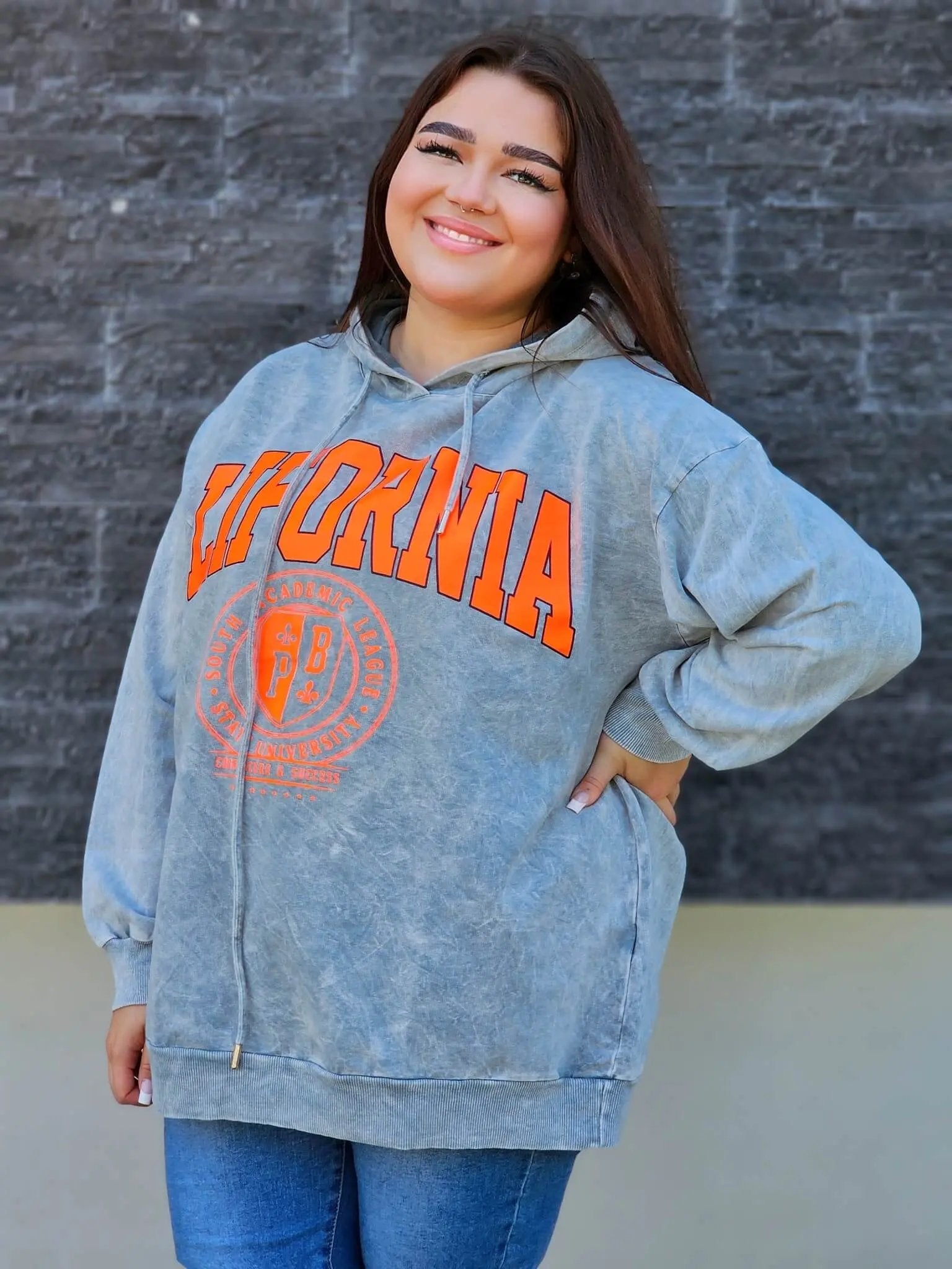 Bluza z napisem CALIFORNIA Stylowa XL