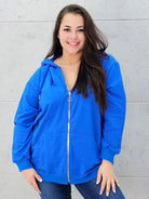 Bluza z zamkiem i kapturem Stylowa XL