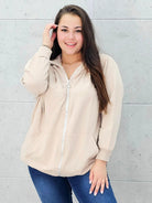 Bluza z zamkiem i kapturem Stylowa XL