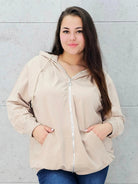 Bluza z zamkiem i kapturem Stylowa XL