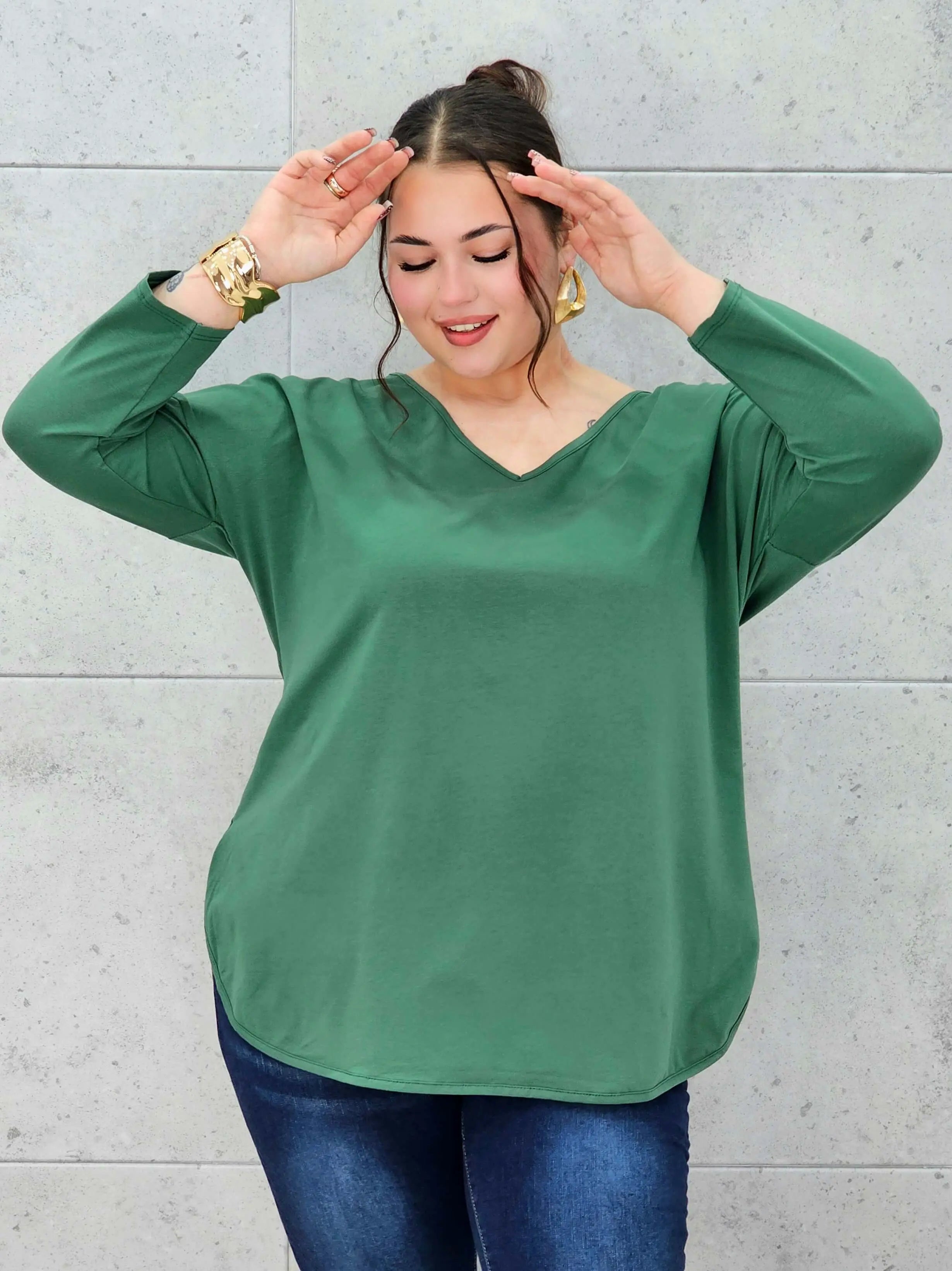 Bluzka Basic Plus Size StylowaXL – Komfort i Styl na Co Dzień dla Kobiet XXL Stylowa XL