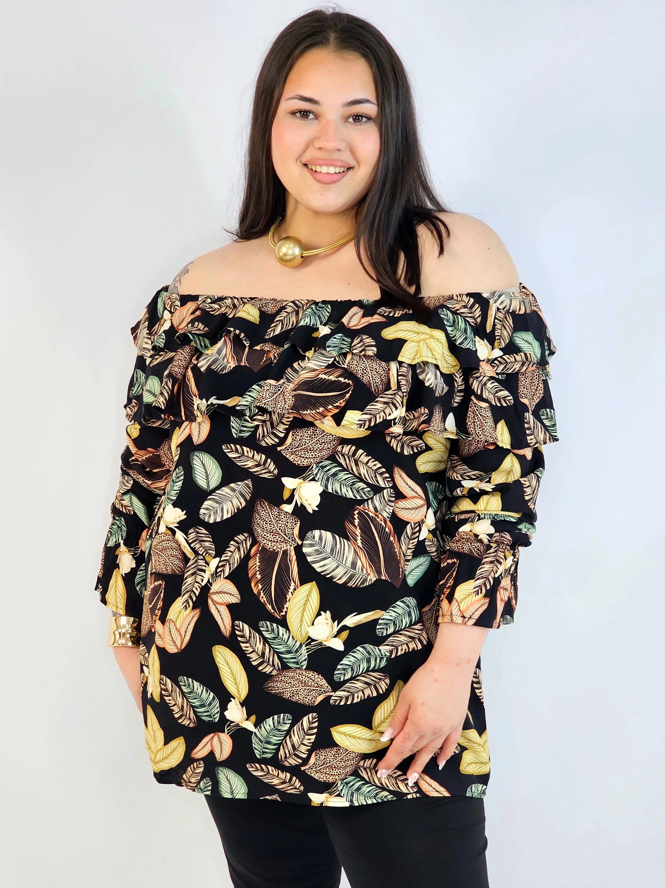 Bluzka Hiszpanka Plus Size StylowaXL – Egzotyczna Elegancja i Letni Styl Stylowa XL