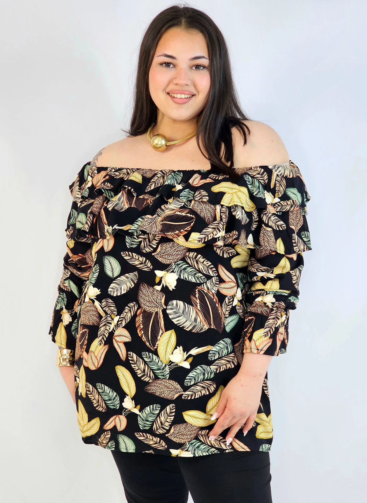 Bluzka Hiszpanka Plus Size StylowaXL – Egzotyczna Elegancja i Letni Styl Stylowa XL