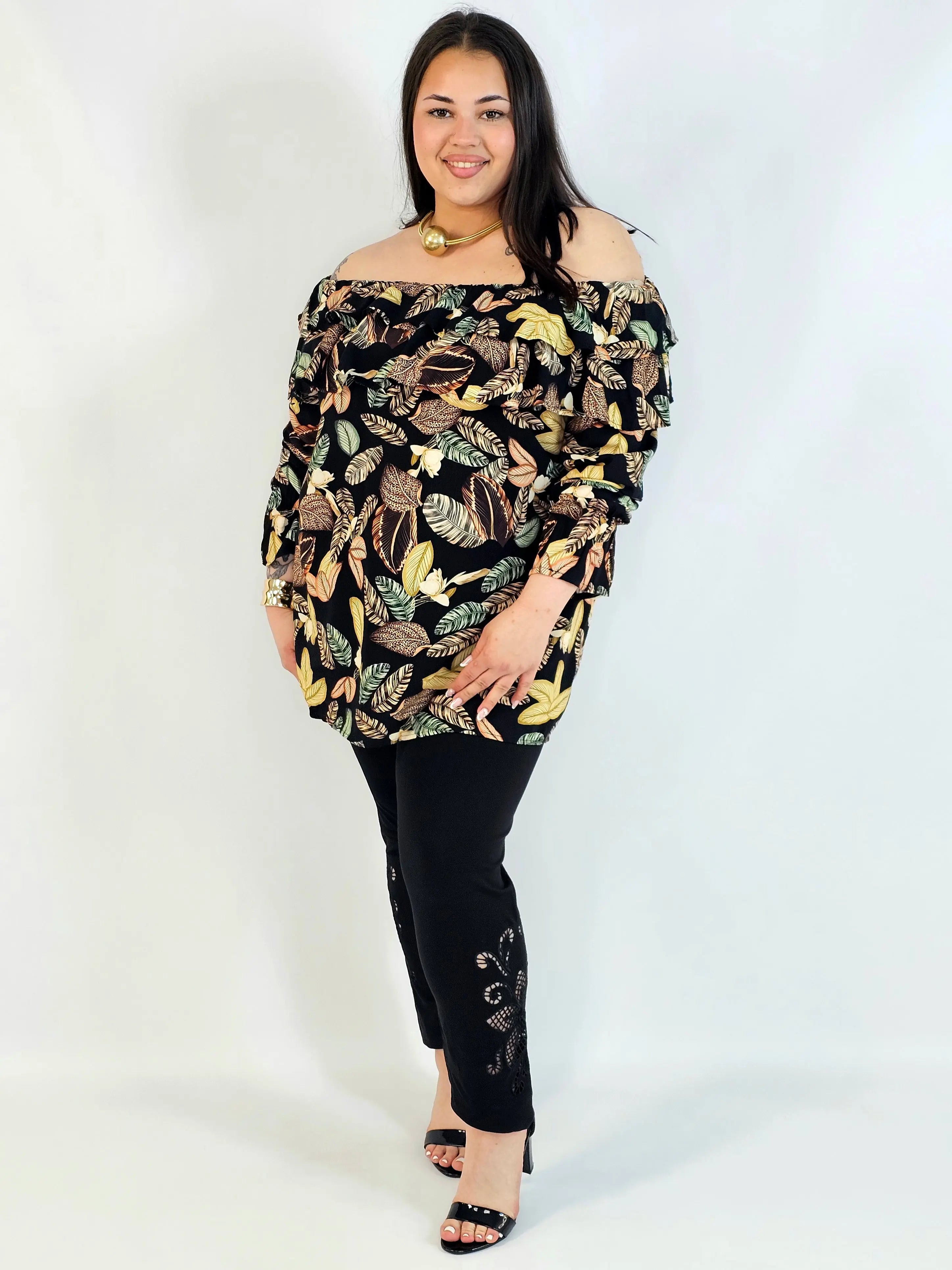 Bluzka Hiszpanka Plus Size StylowaXL – Egzotyczna Elegancja i Letni Styl Stylowa XL