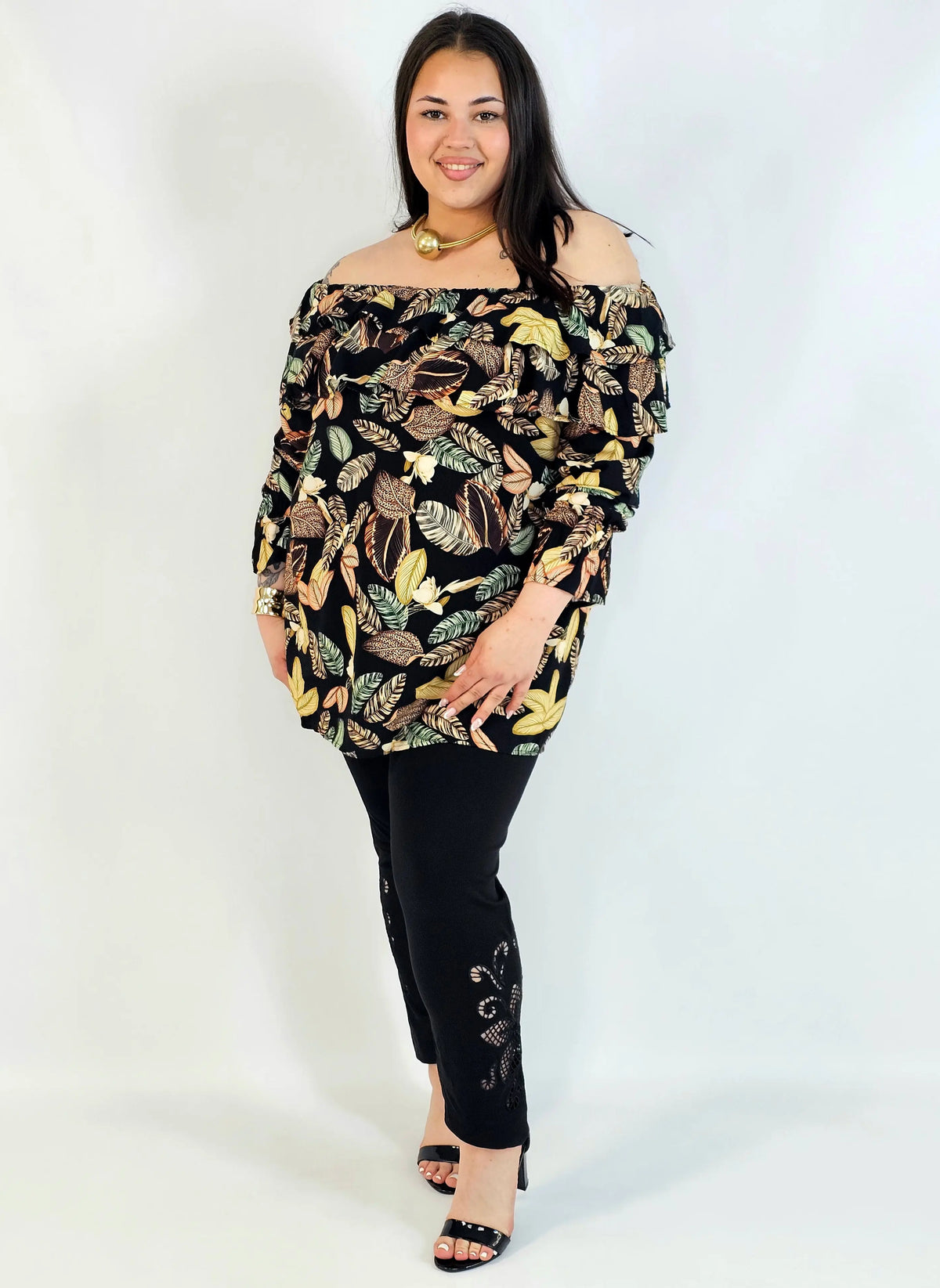 Bluzka Hiszpanka Plus Size StylowaXL – Egzotyczna Elegancja i Letni Styl Stylowa XL