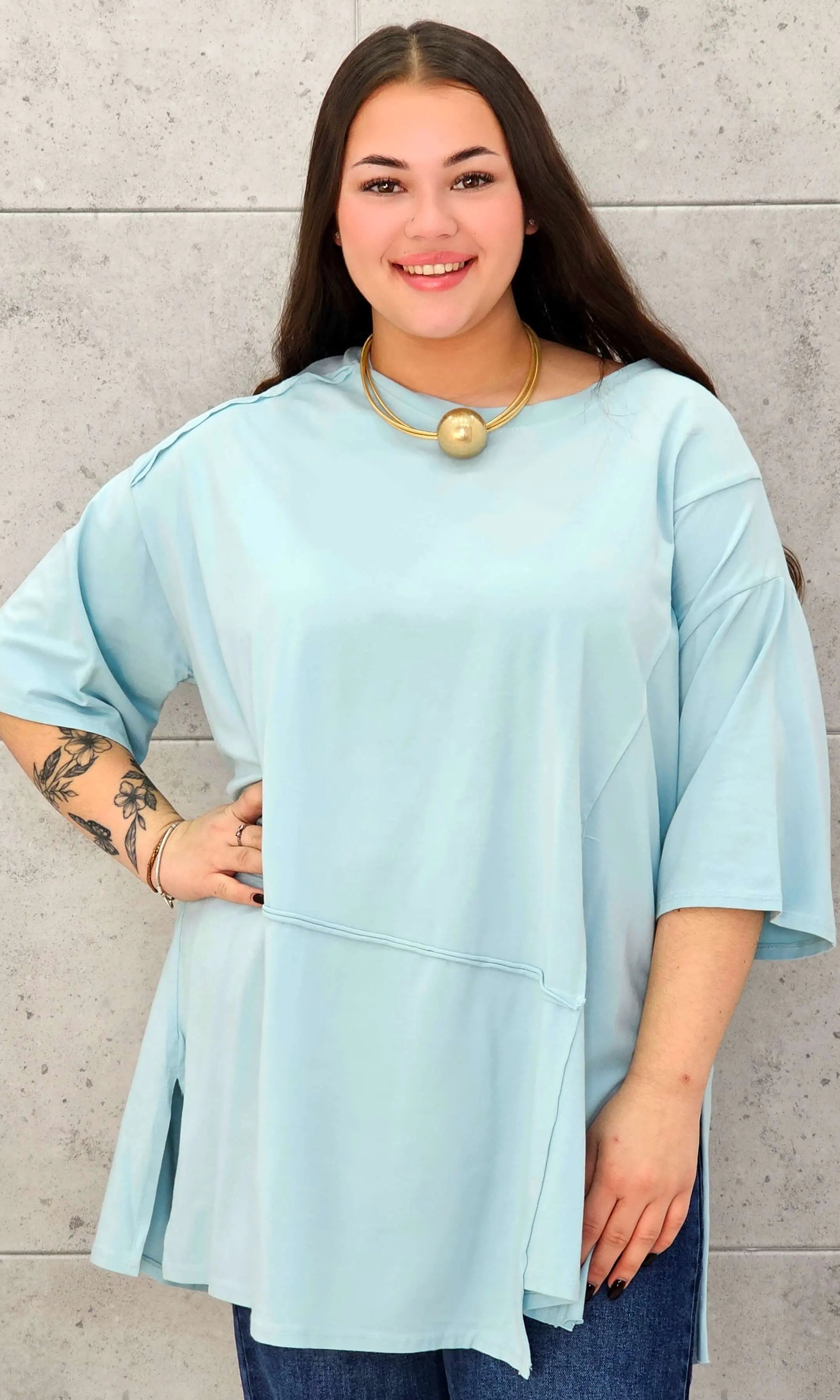 Bluzka oversize plus size StylowaXL – lekkość, wygoda i modny look - Stylowa XL