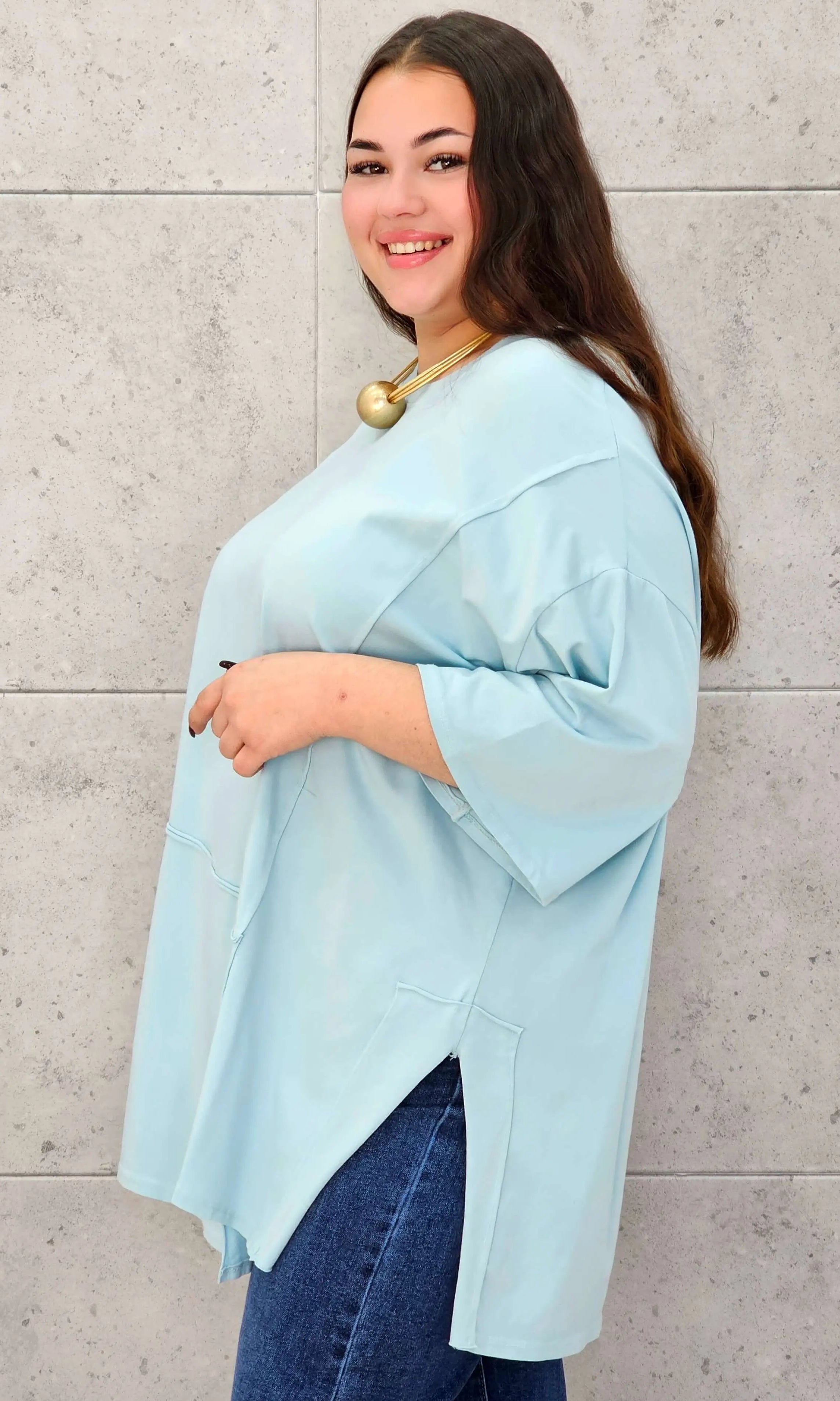 Bluzka oversize plus size StylowaXL – lekkość, wygoda i modny look - Stylowa XL