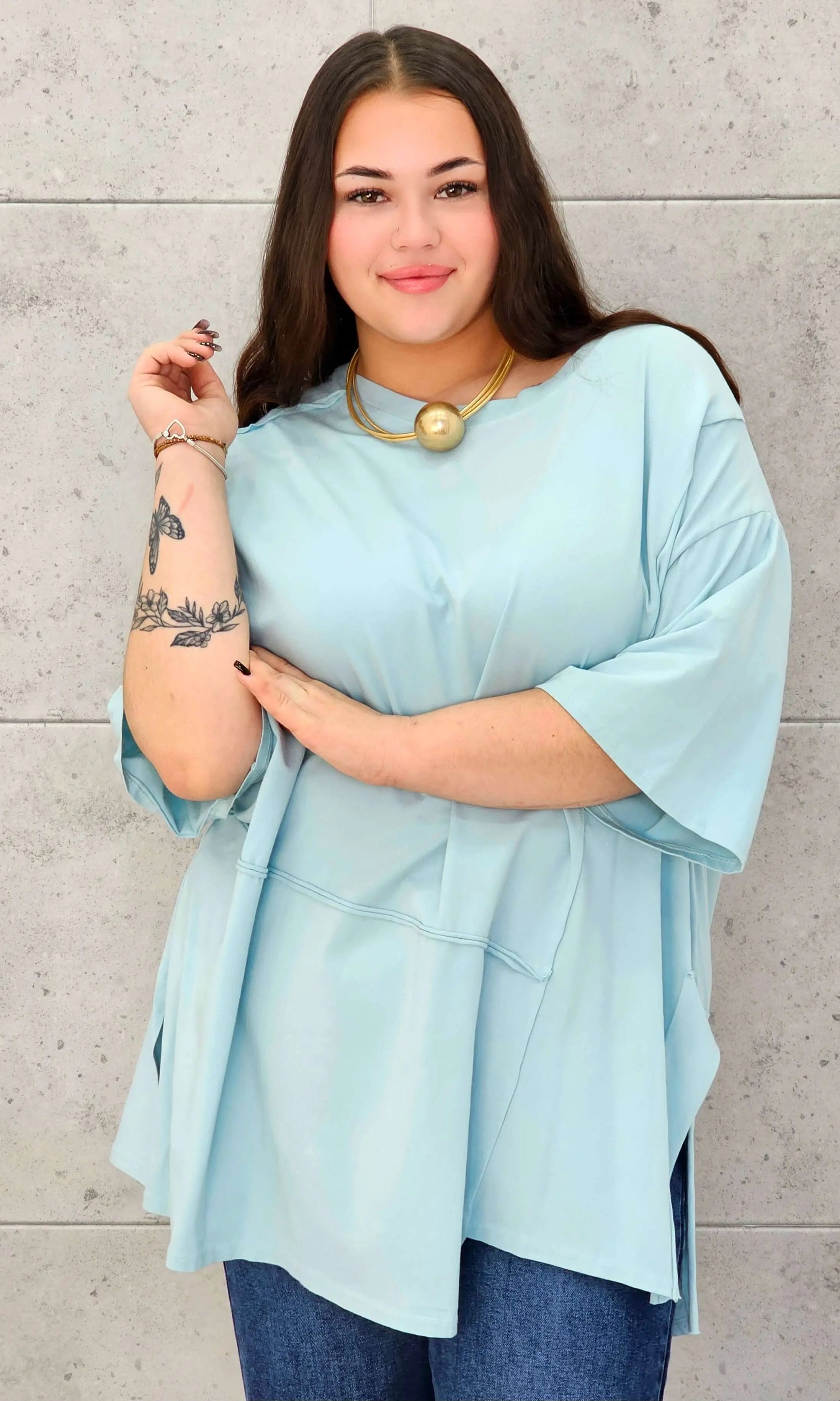 Bluzka oversize plus size StylowaXL – lekkość, wygoda i modny look - Stylowa XL