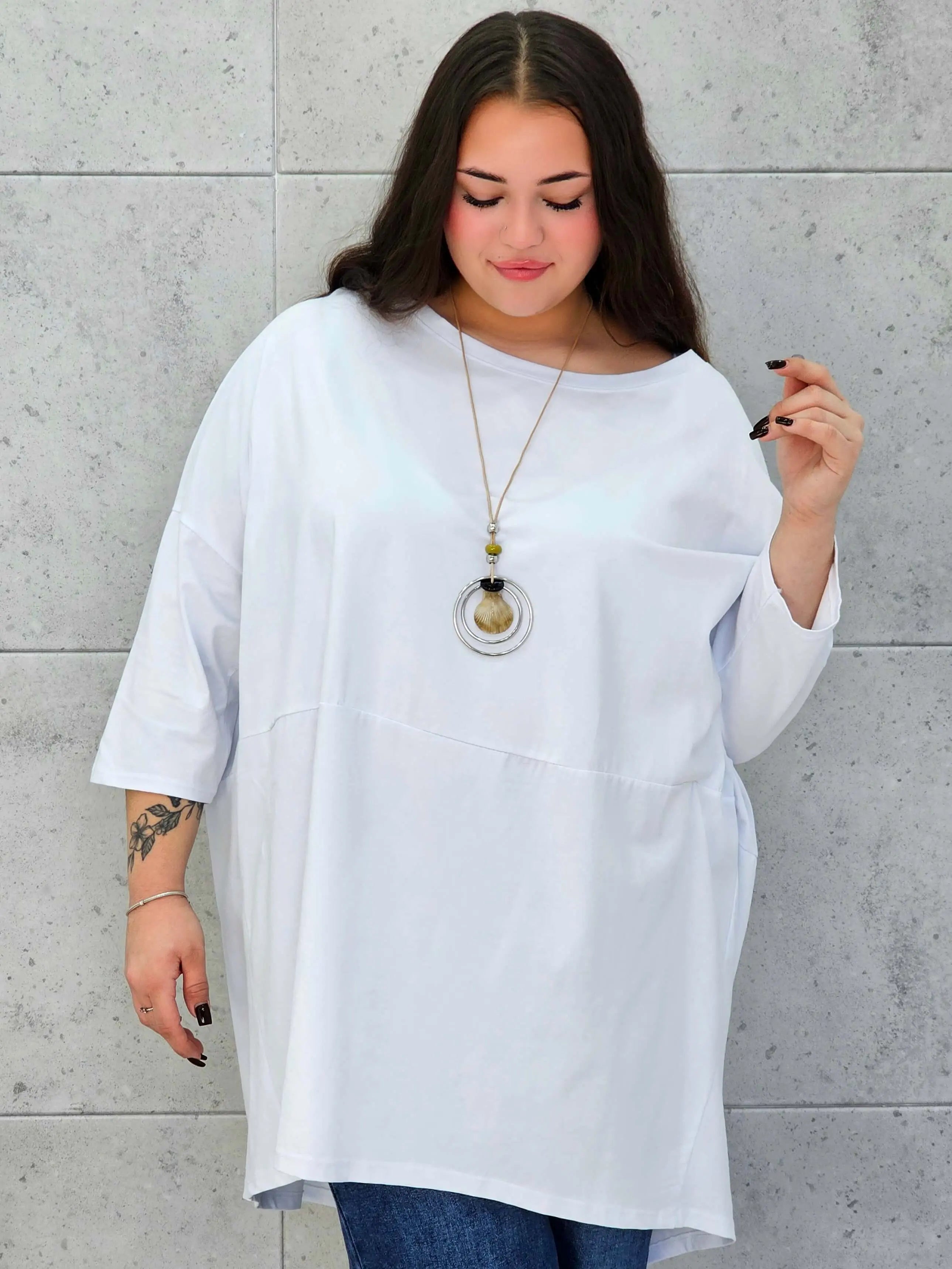 Bluzka plus size StylowaXL – lekka, oversize’owa i pełna koloru - Stylowa XL