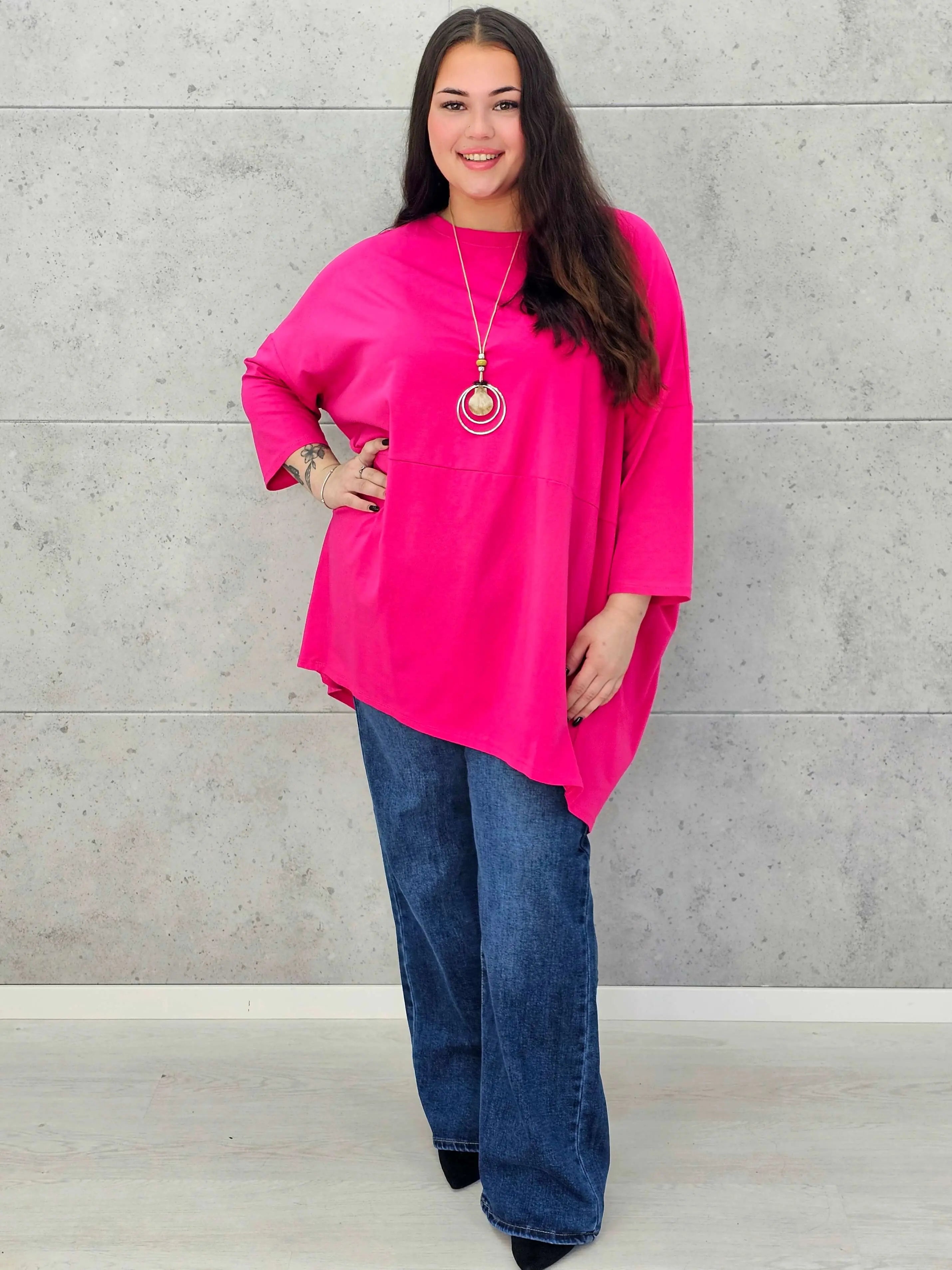 Bluzka plus size StylowaXL – lekka, oversize’owa i pełna koloru - Stylowa XL