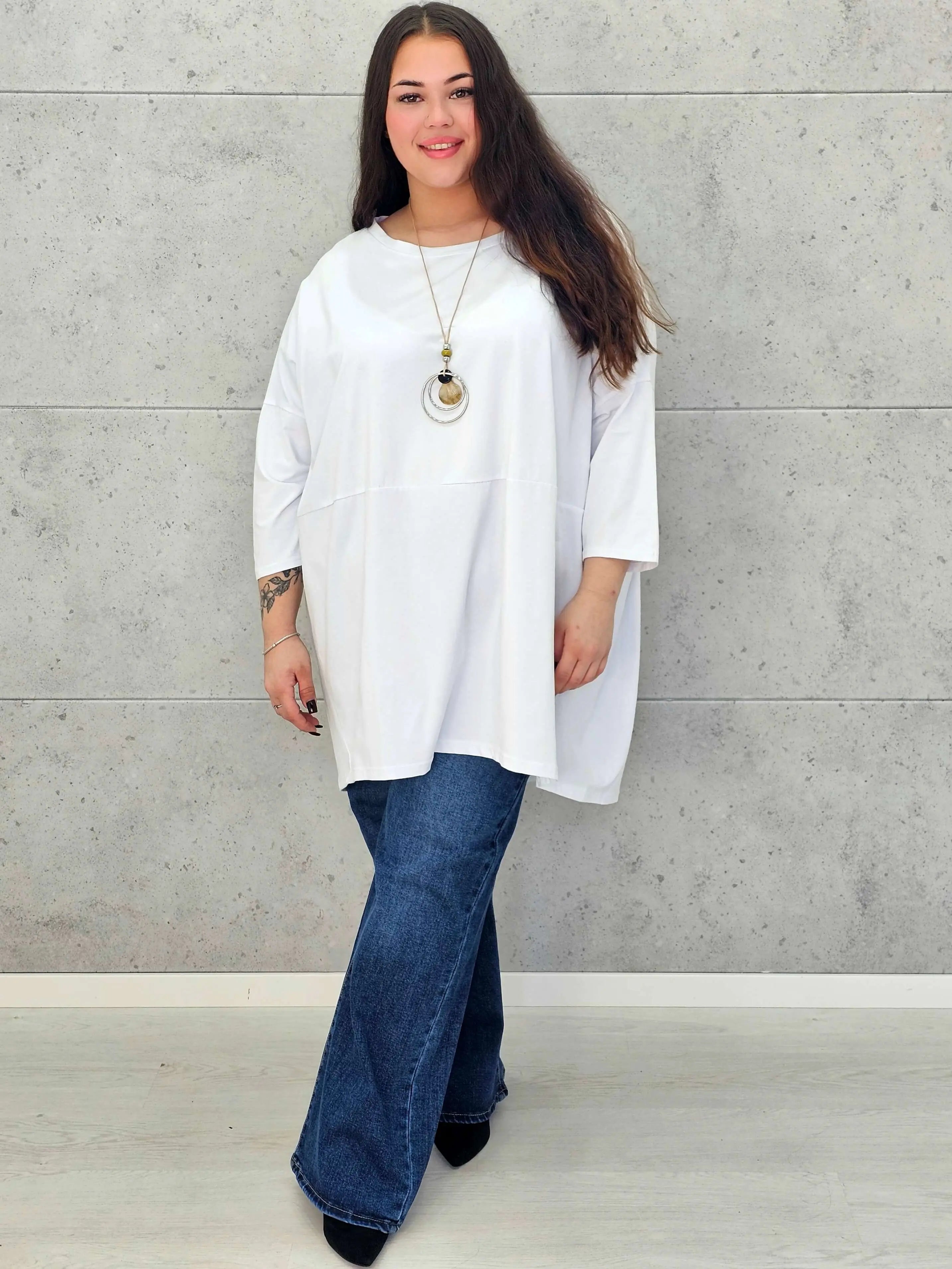 Bluzka plus size StylowaXL – lekka, oversize’owa i pełna koloru - Stylowa XL