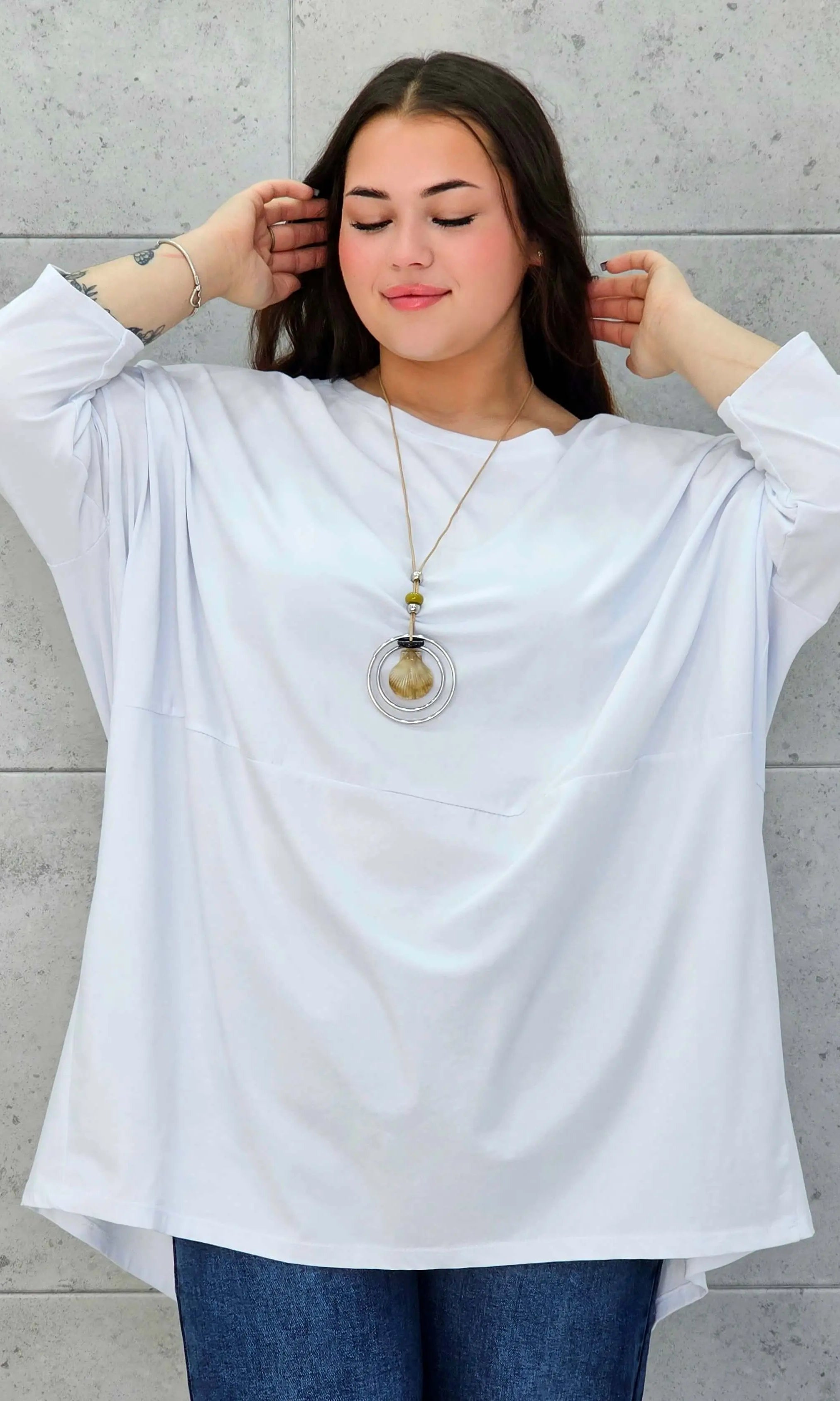 Bluzka plus size StylowaXL – lekka, oversize’owa i pełna koloru - Stylowa XL