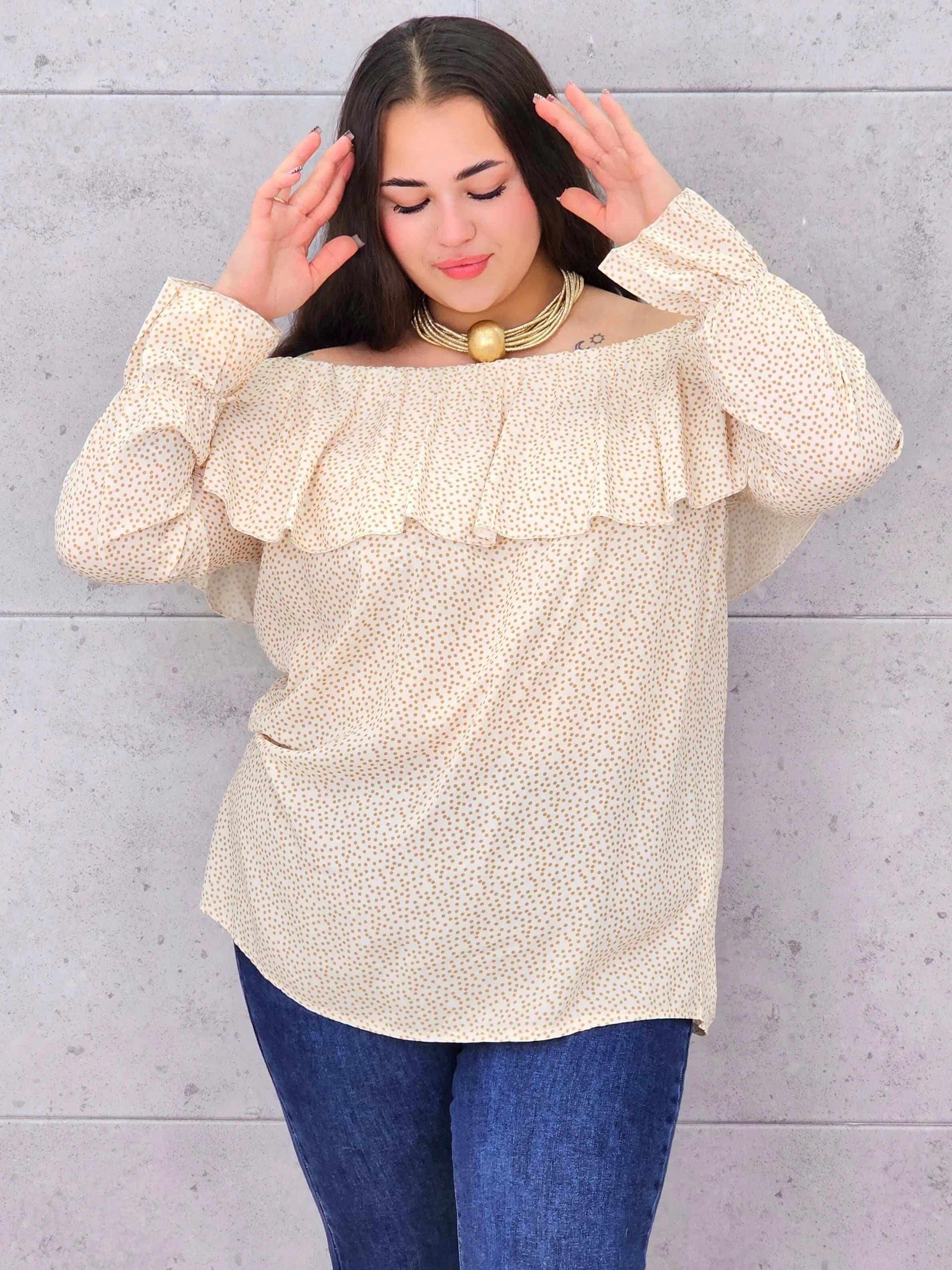 Bluzka plus size – hiszpanka o zwiewnym i kobiecym fasonie XXL Stylowa XL