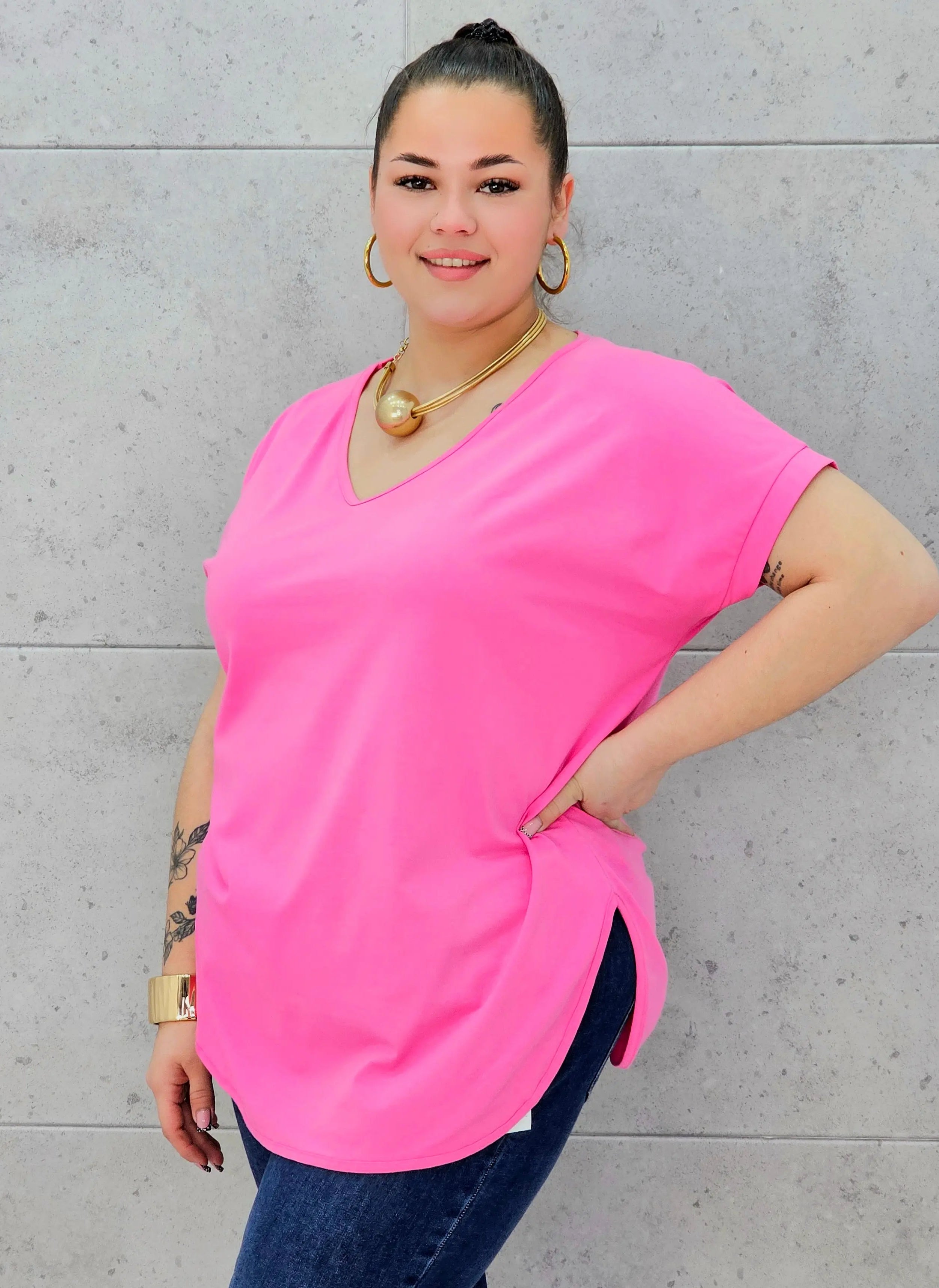 Bluzka plus size – wygodny model oversize dla sylwetek XXL Stylowa XL