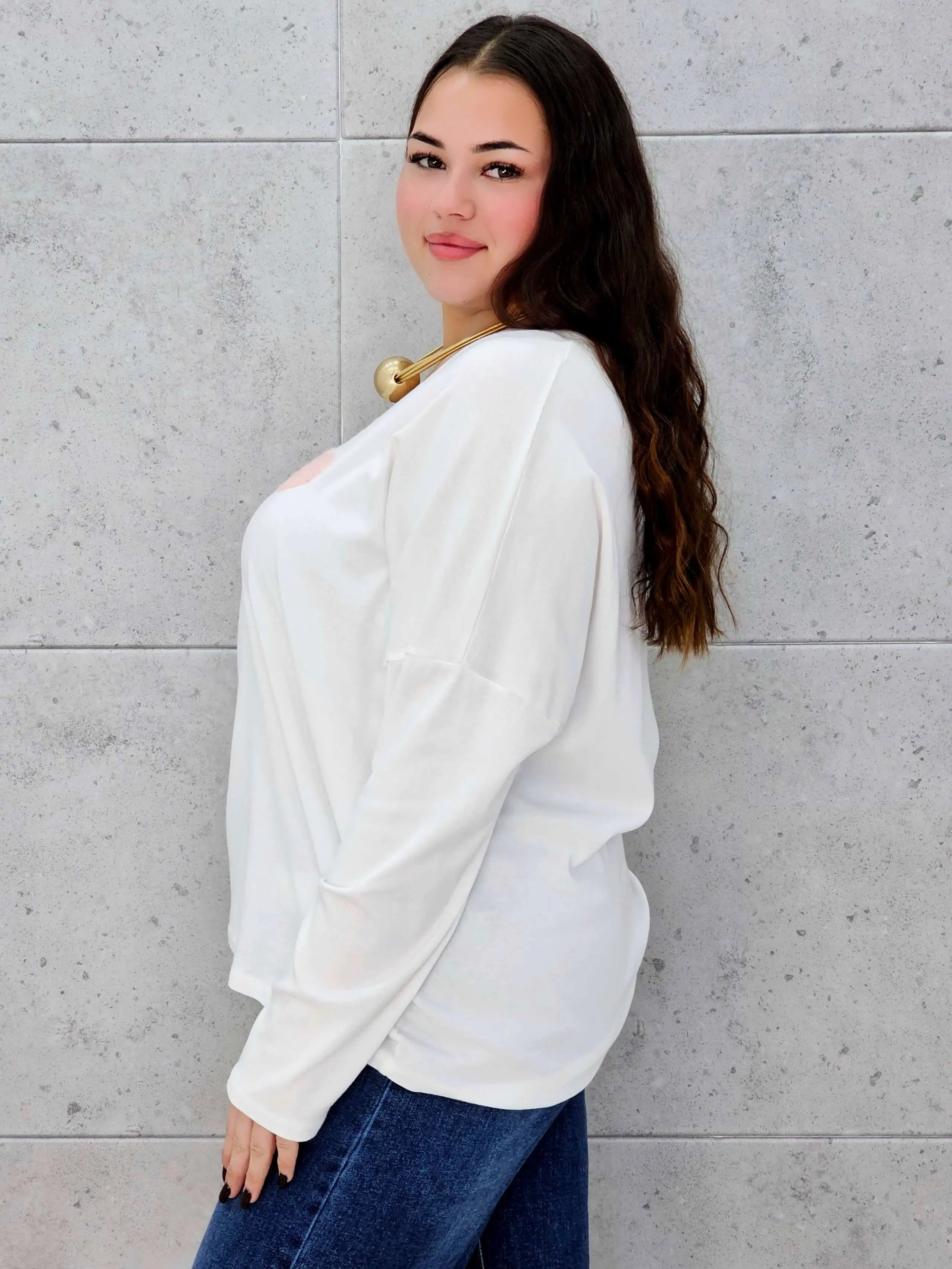 Bluzka plus size z serduszkami – delikatna, kobieca i niezwykle wygodna Stylowa XL