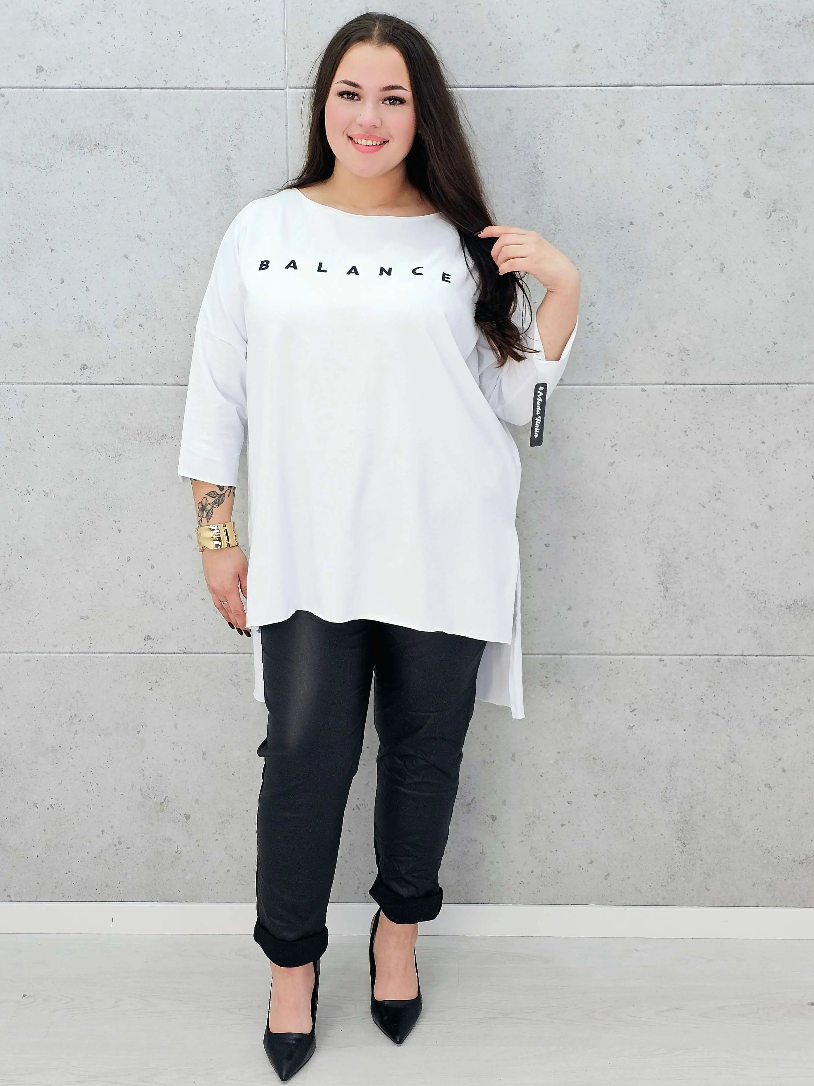 Bluzka plus size. BALANCE oversize Stylowa XL