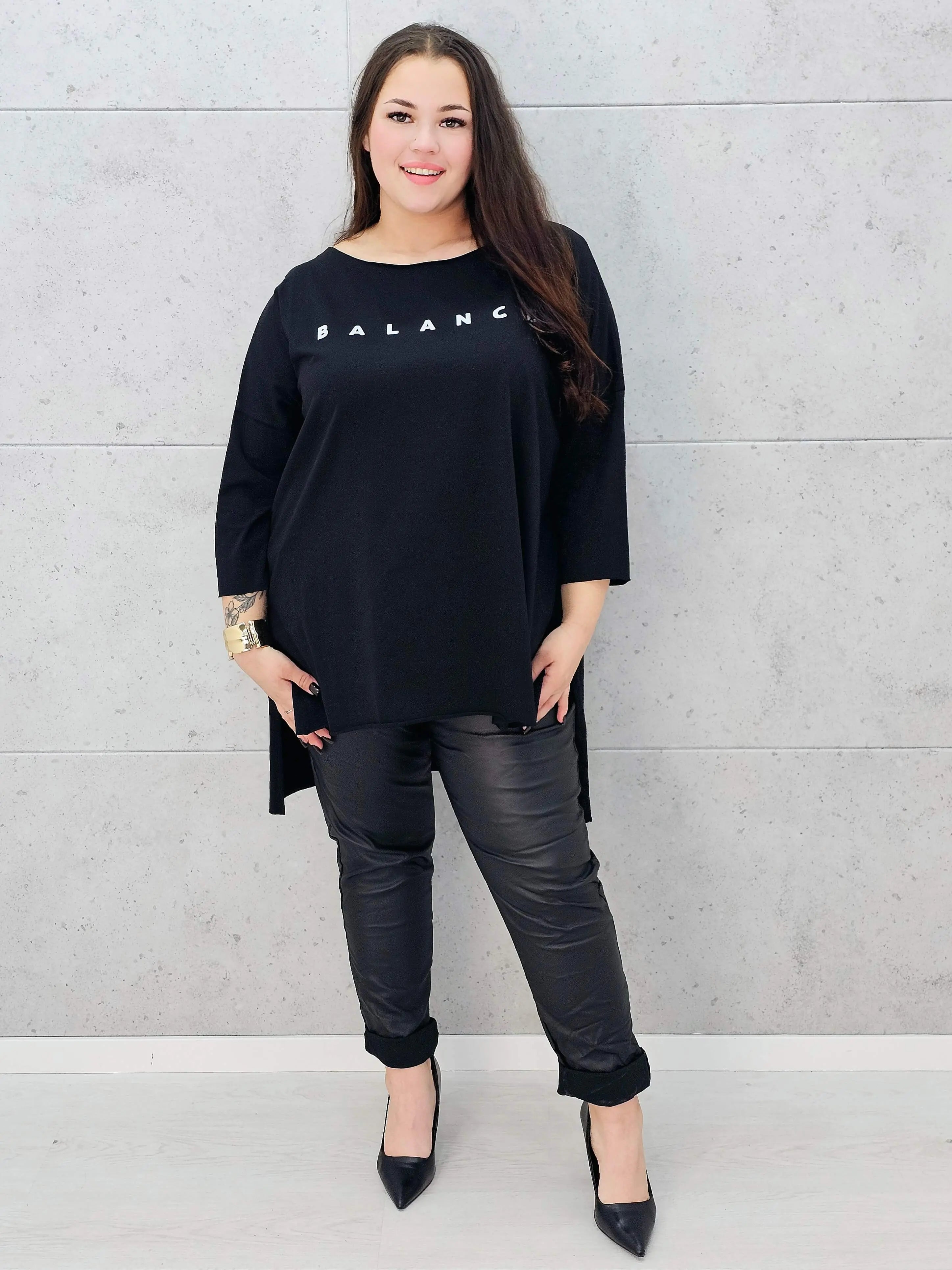 Bluzka plus size. BALANCE oversize Stylowa XL