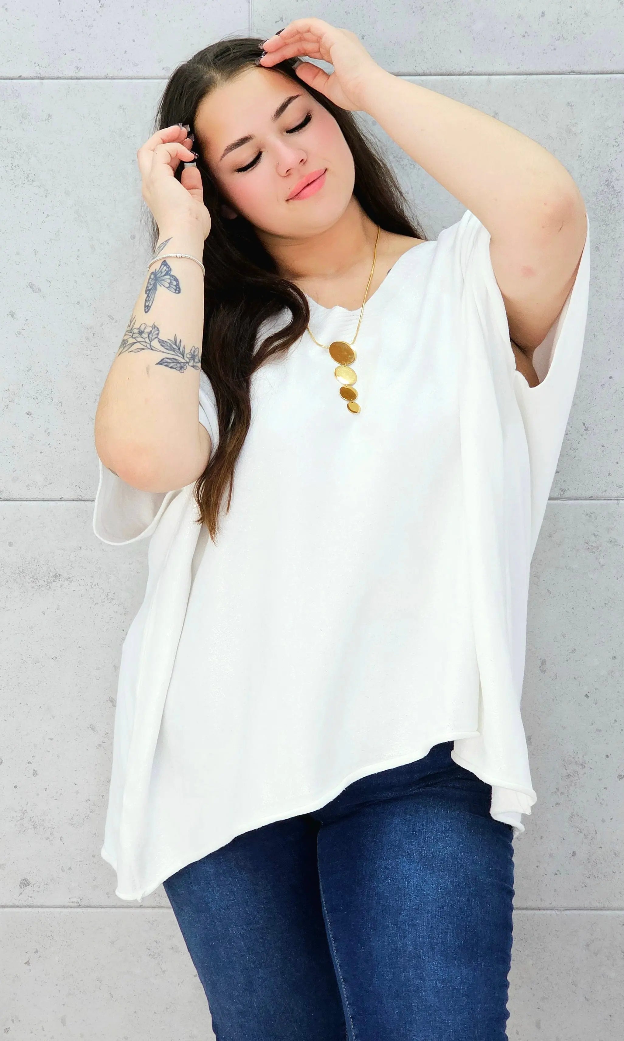 Bluzka z boku w całości