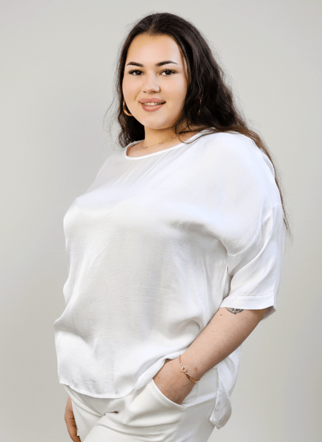 Bluzka wiskoza plus size – lekka bluzka XXL o swobodnym fasonie Stylowa XL
