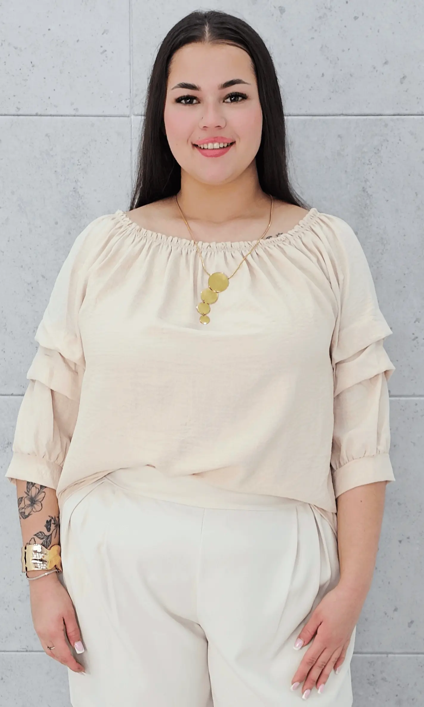 Bluzka z Efektem Błysku Stylowa XL