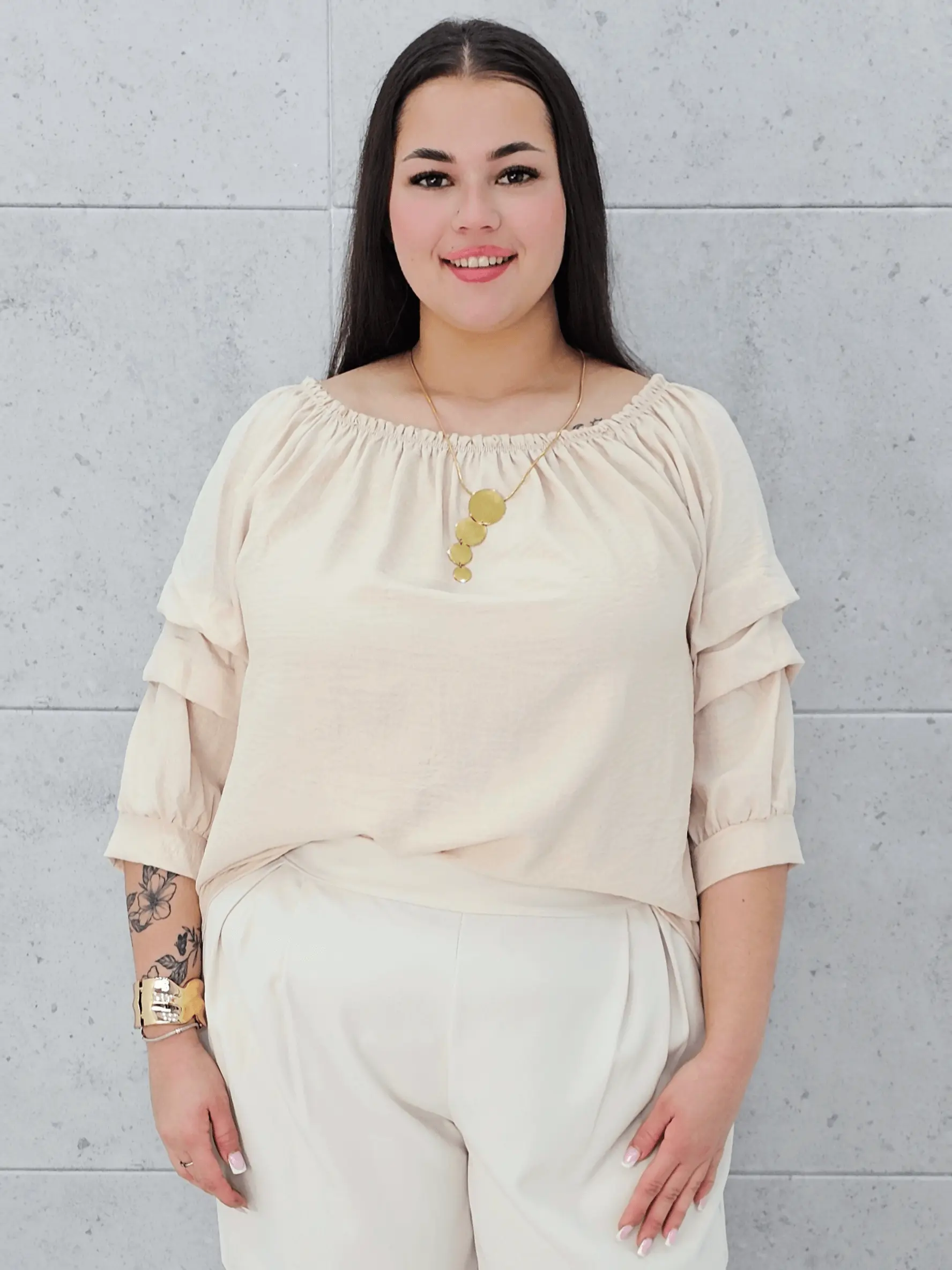 Bluzka z Efektem Błysku Stylowa XL