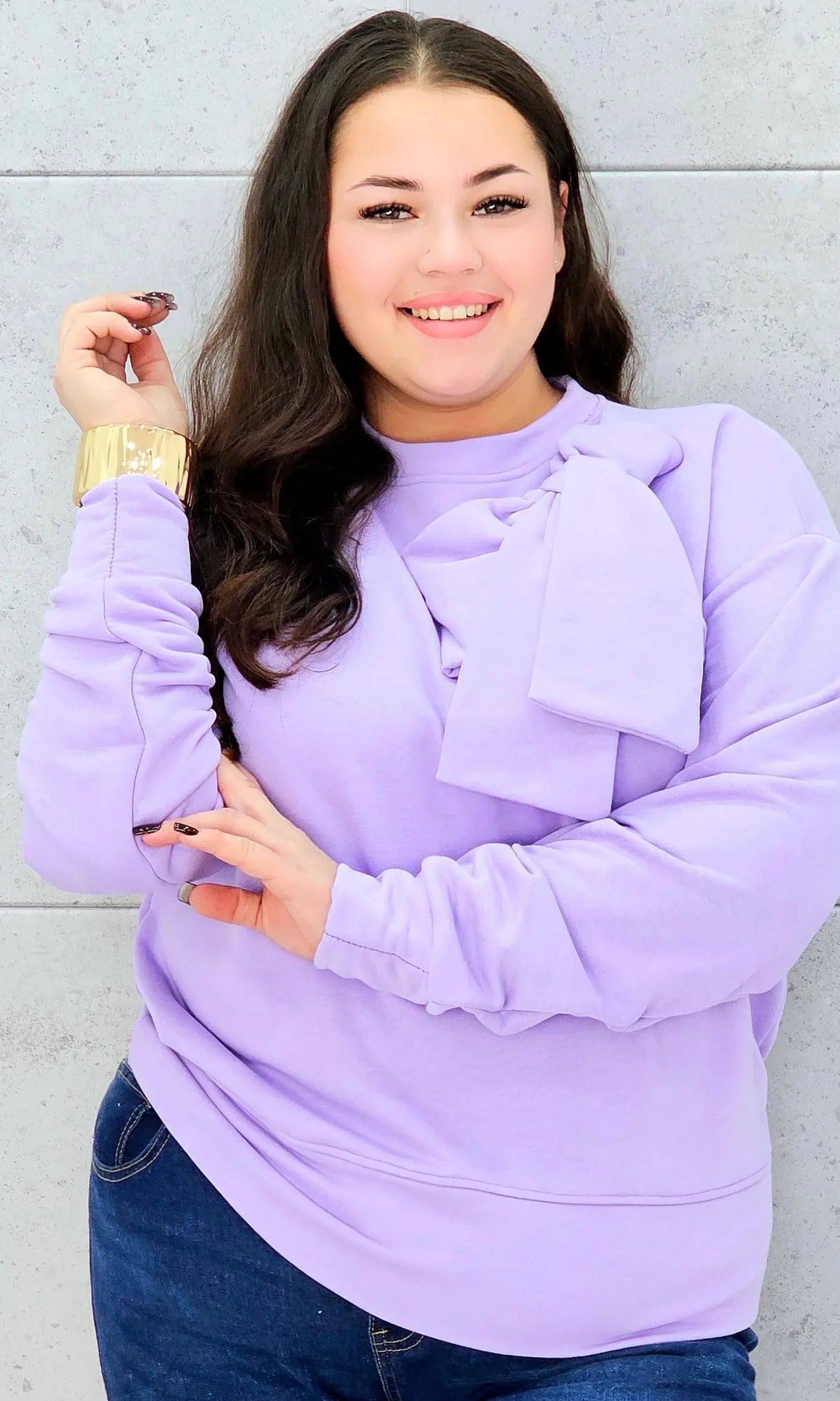 Bluzka z kokardą Stylowa XL