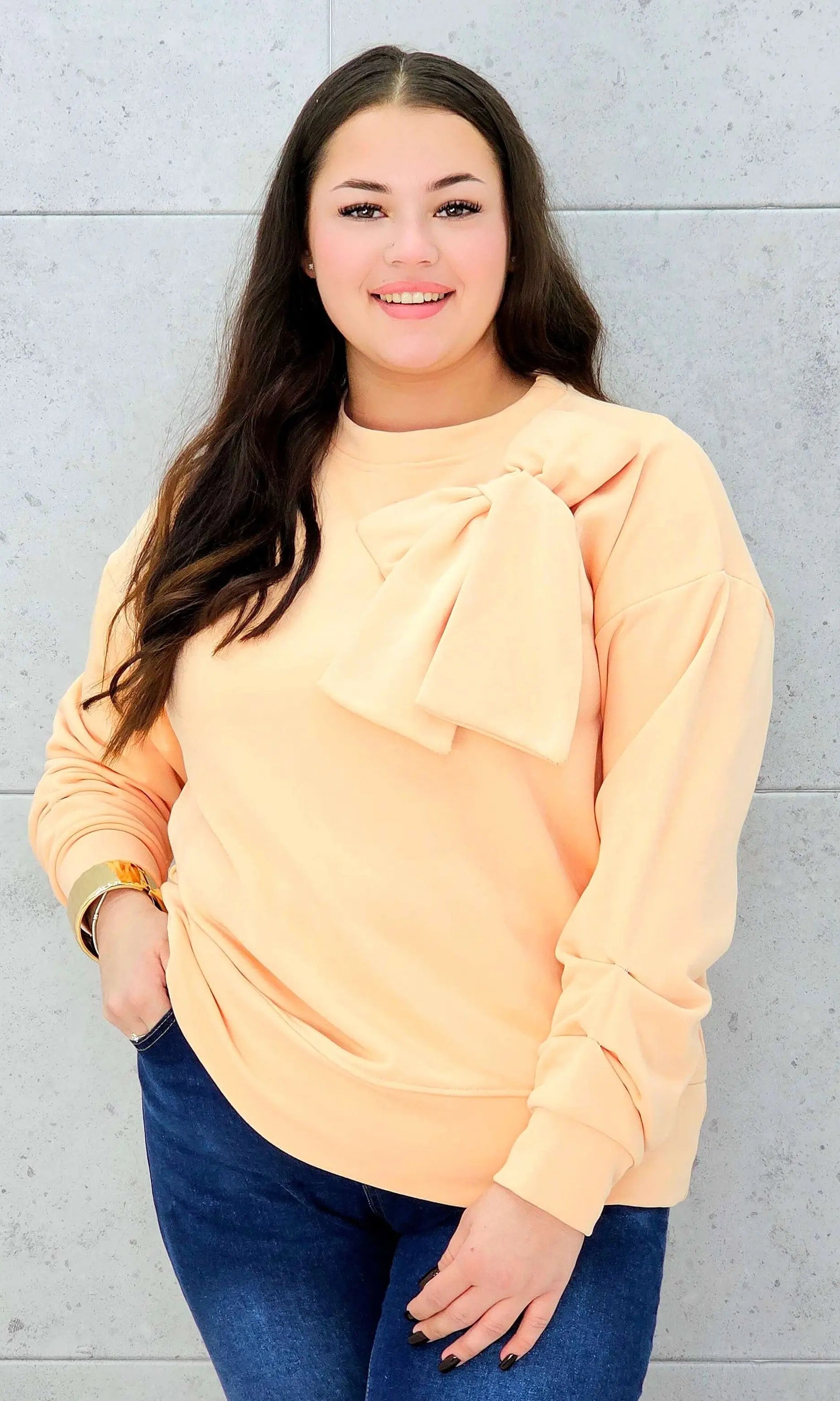 Bluzka z kokardą Stylowa XL