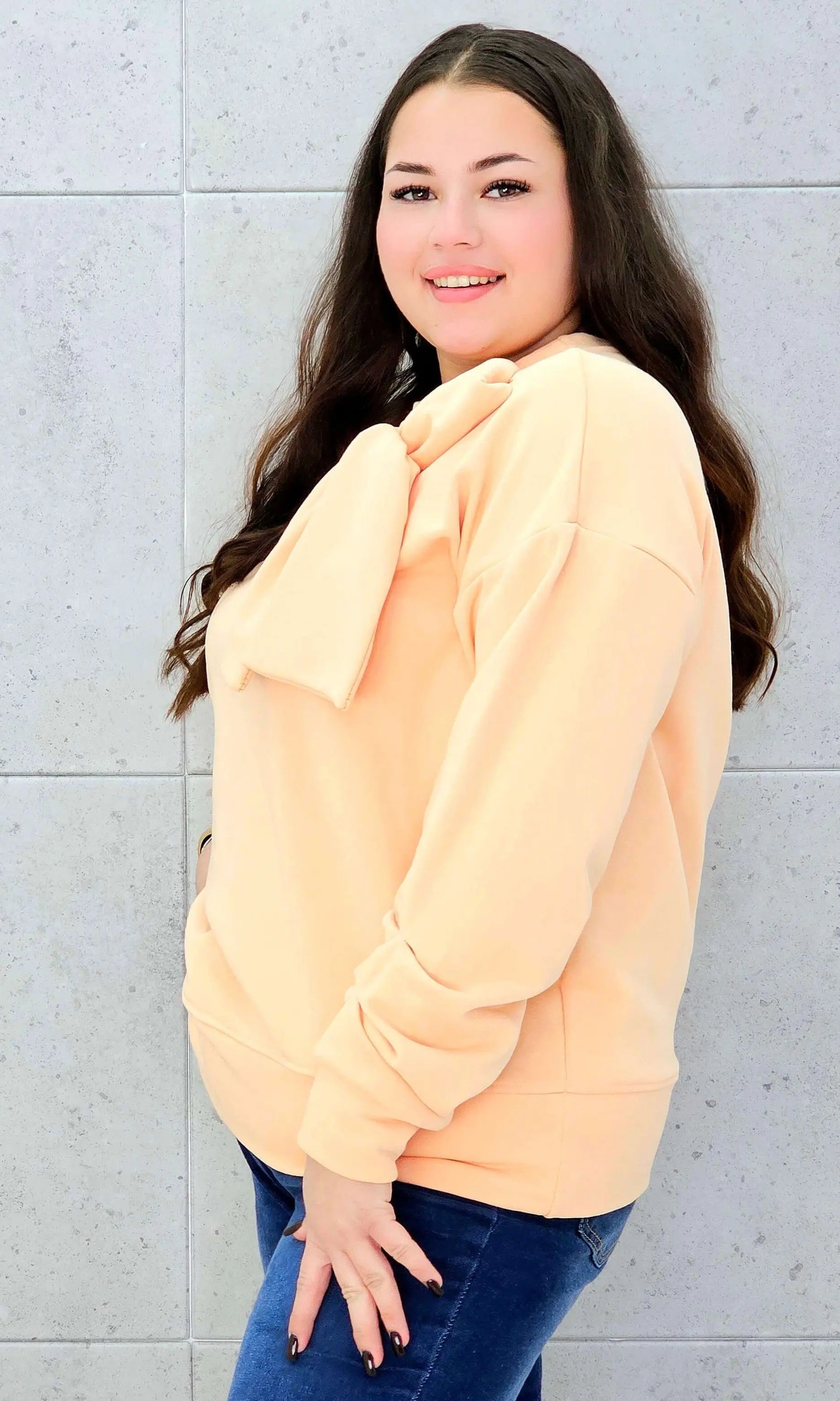 Bluzka z kokardą Stylowa XL