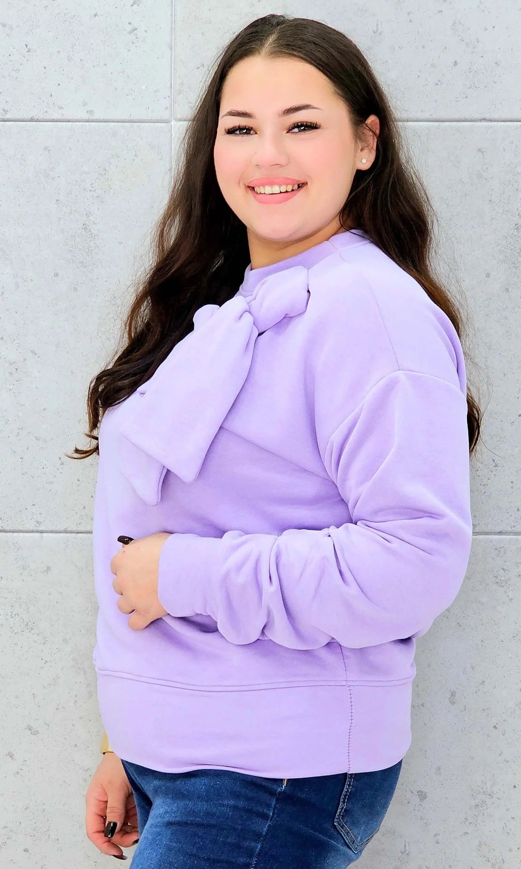 Bluzka z kokardą Stylowa XL