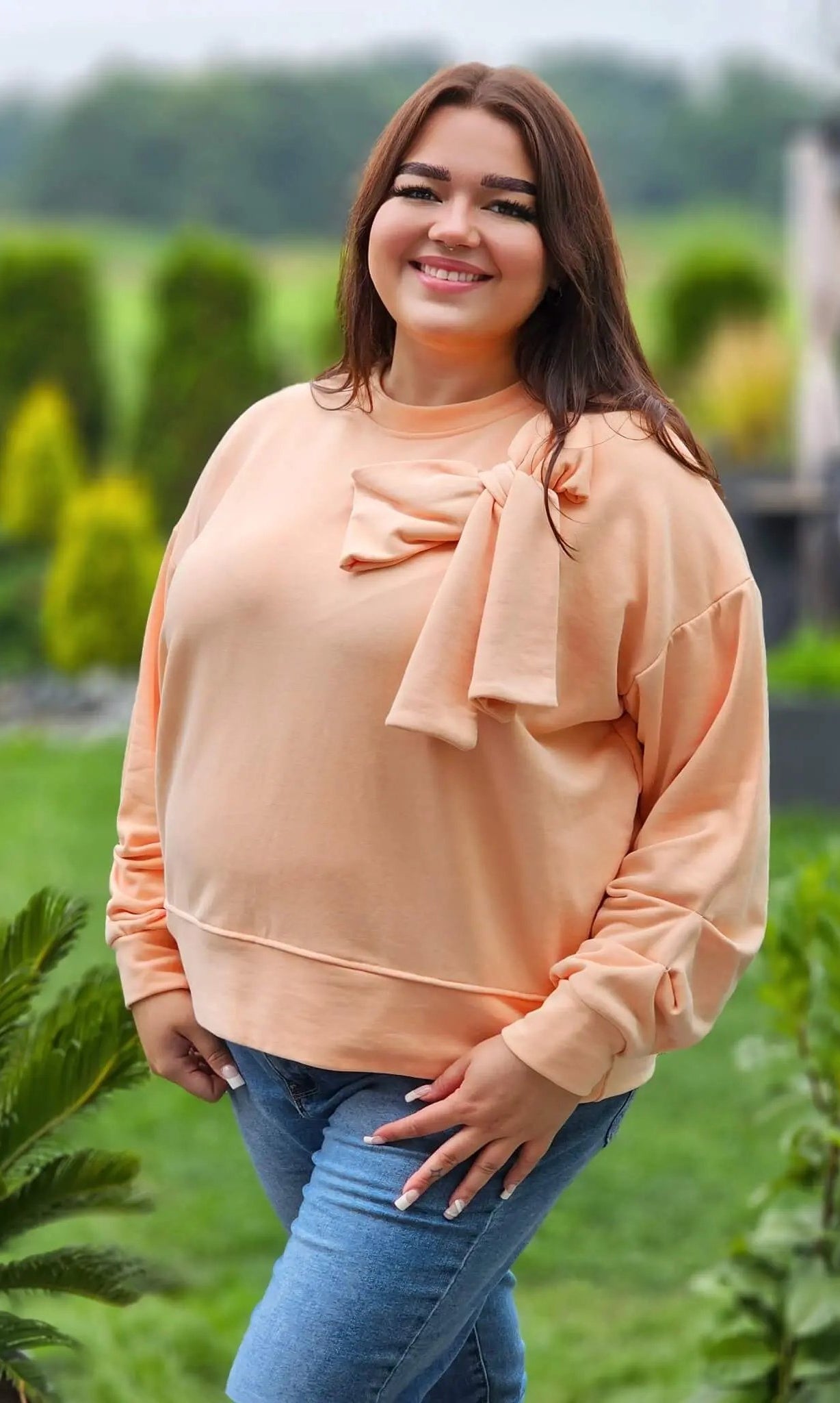 Bluzka z kokardą Stylowa XL