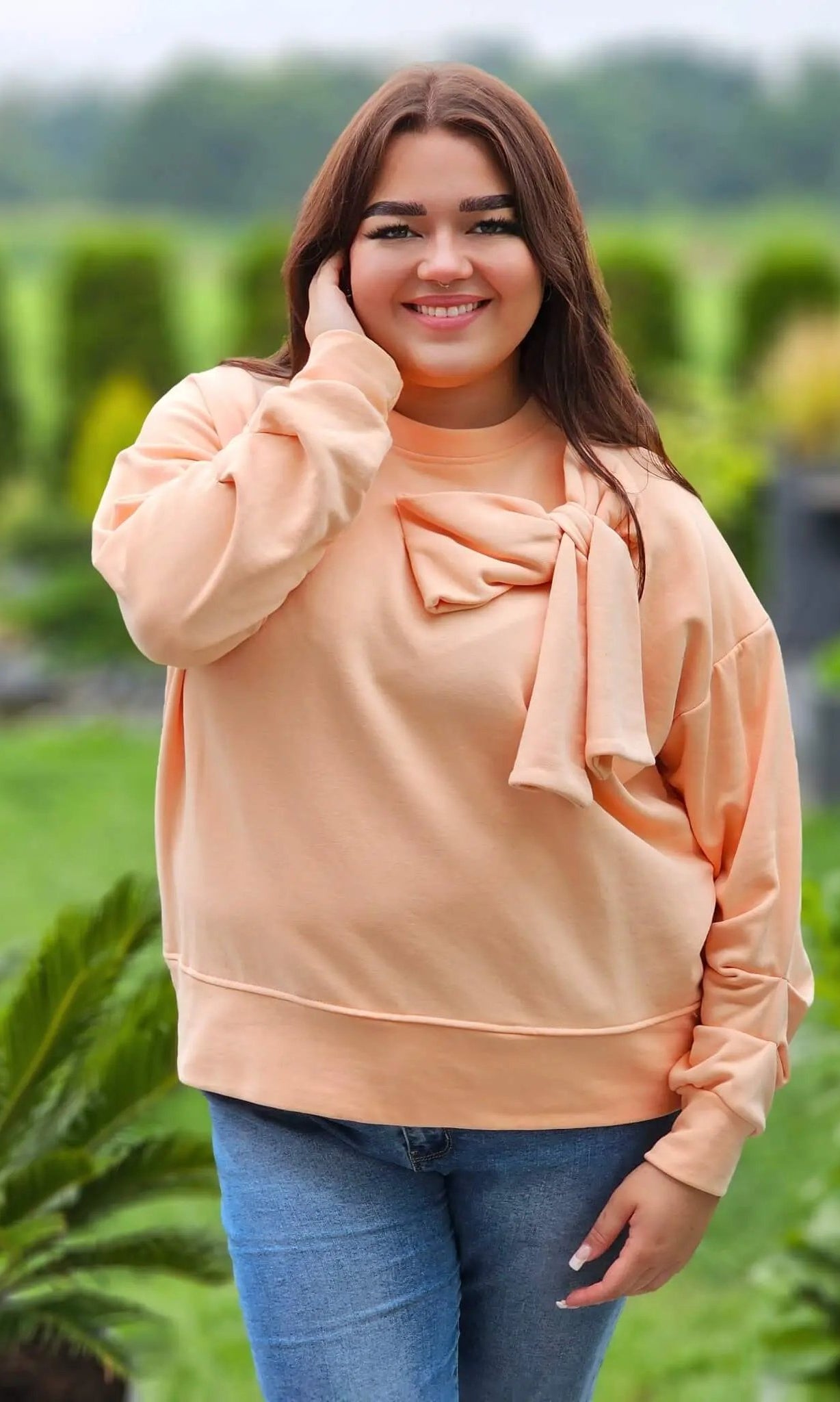 Bluzka z kokardą Stylowa XL