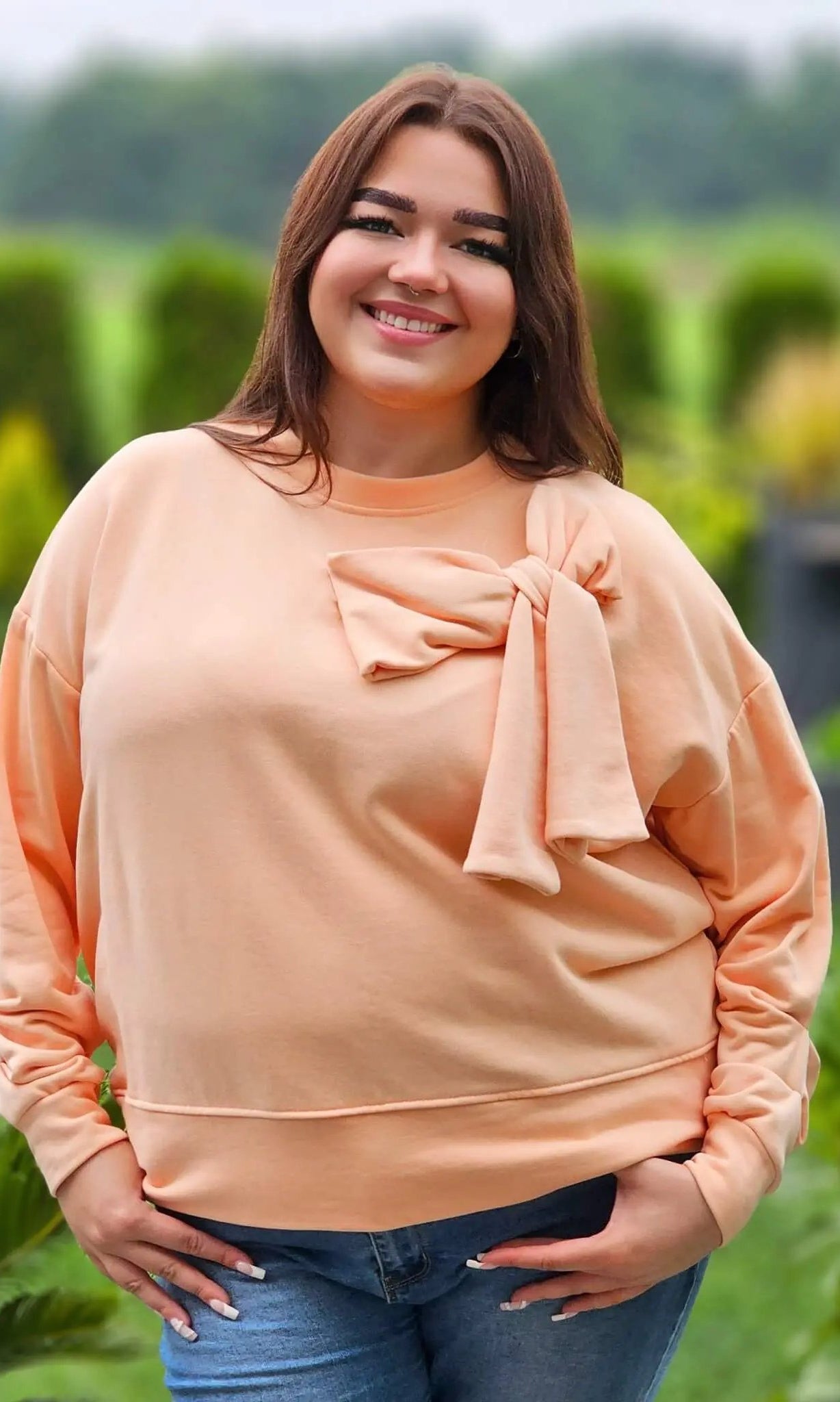 Bluzka z kokardą Stylowa XL