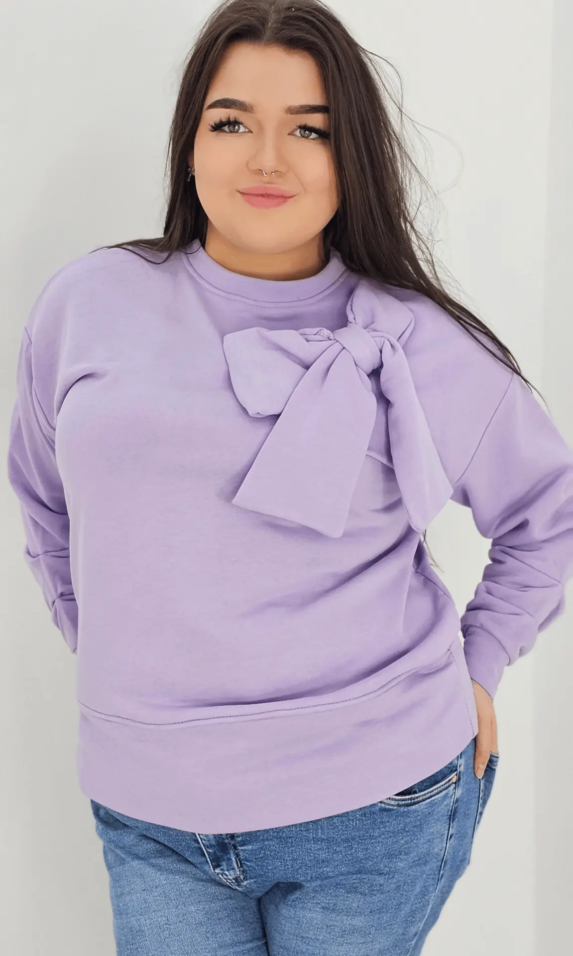 Bluzka z kokardą Stylowa XL