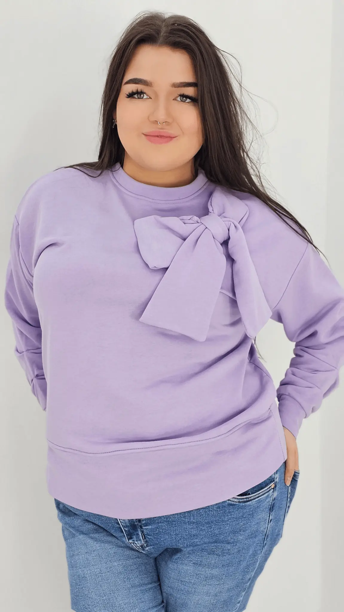 Bluzka z kokardą Stylowa XL