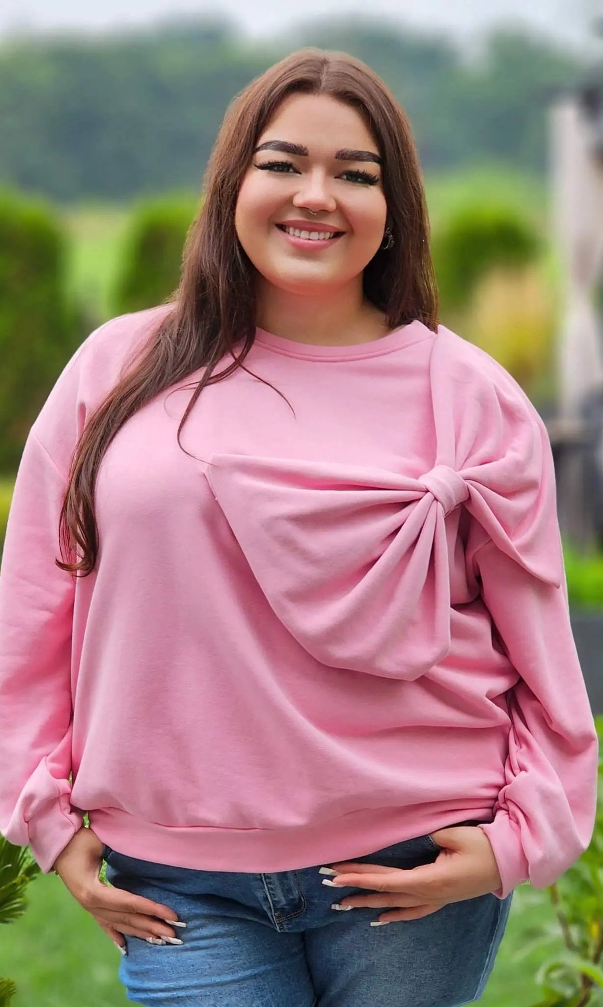 Bluzka z kokardą Stylowa XL