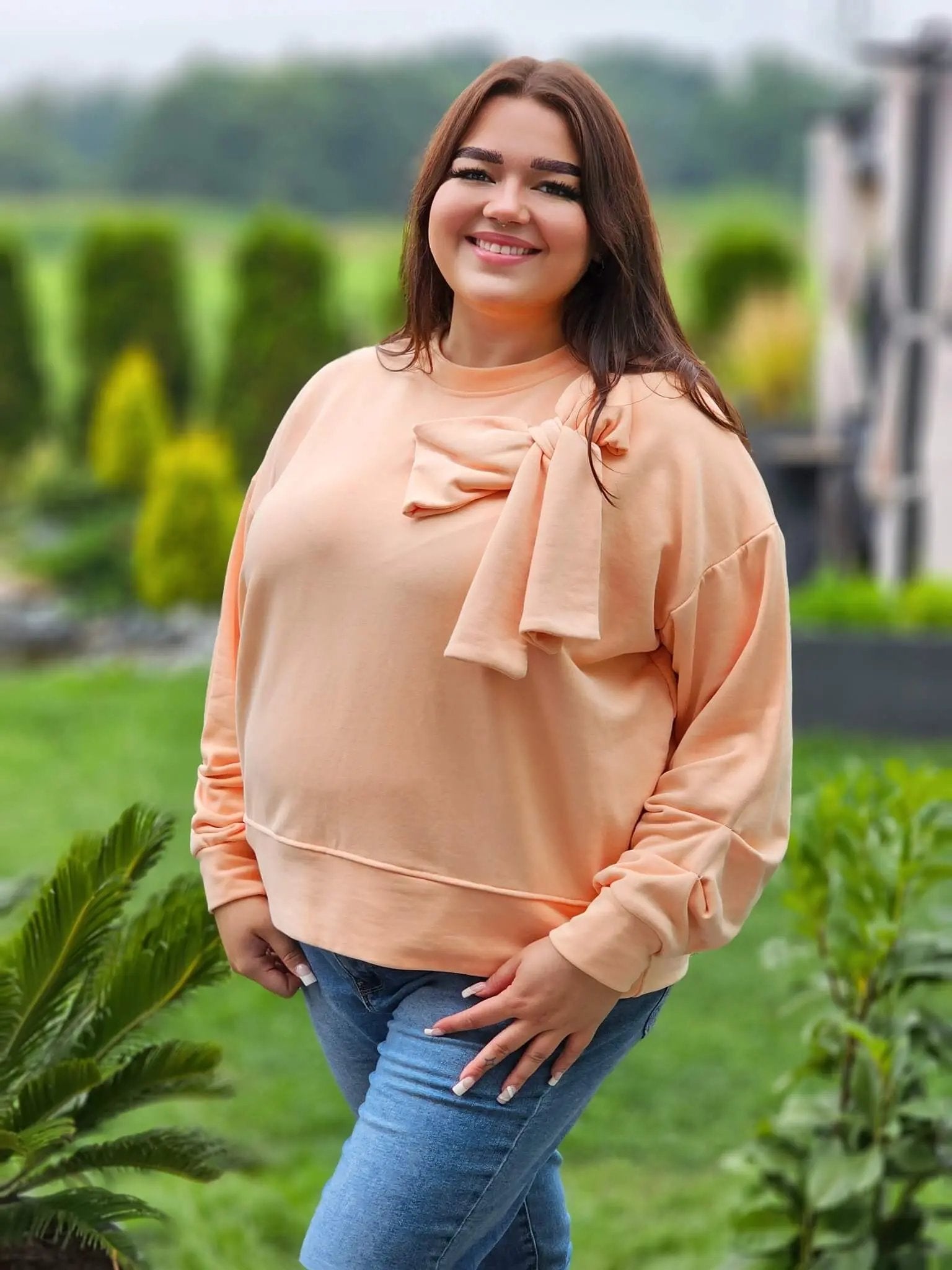 Bluzka z kokardą Stylowa XL