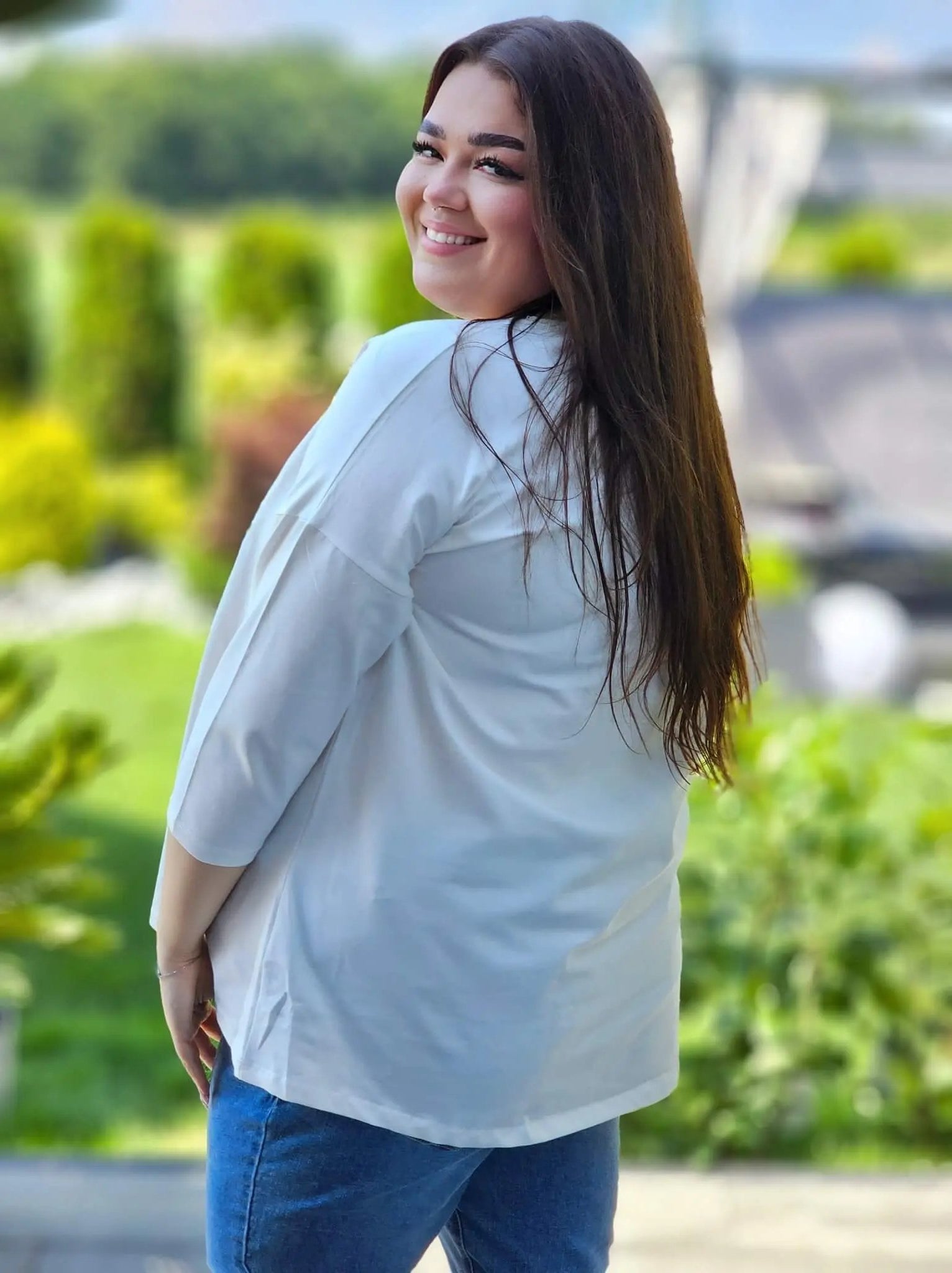 Bluzka z motylem Stylowa XL