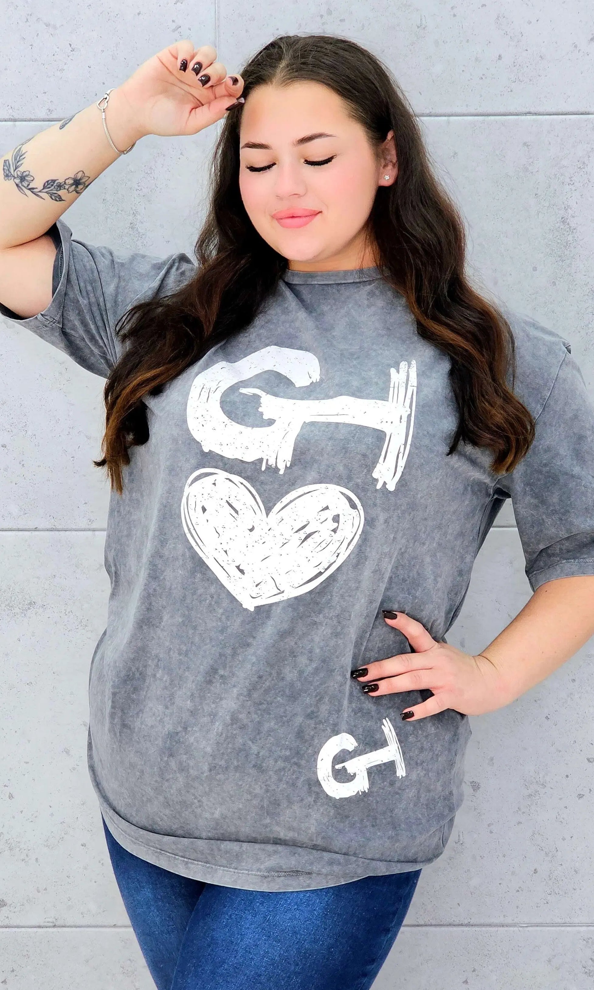 Bluzka z nadrukiem XXL – styl i wygoda w modzie plus size Stylowa XL