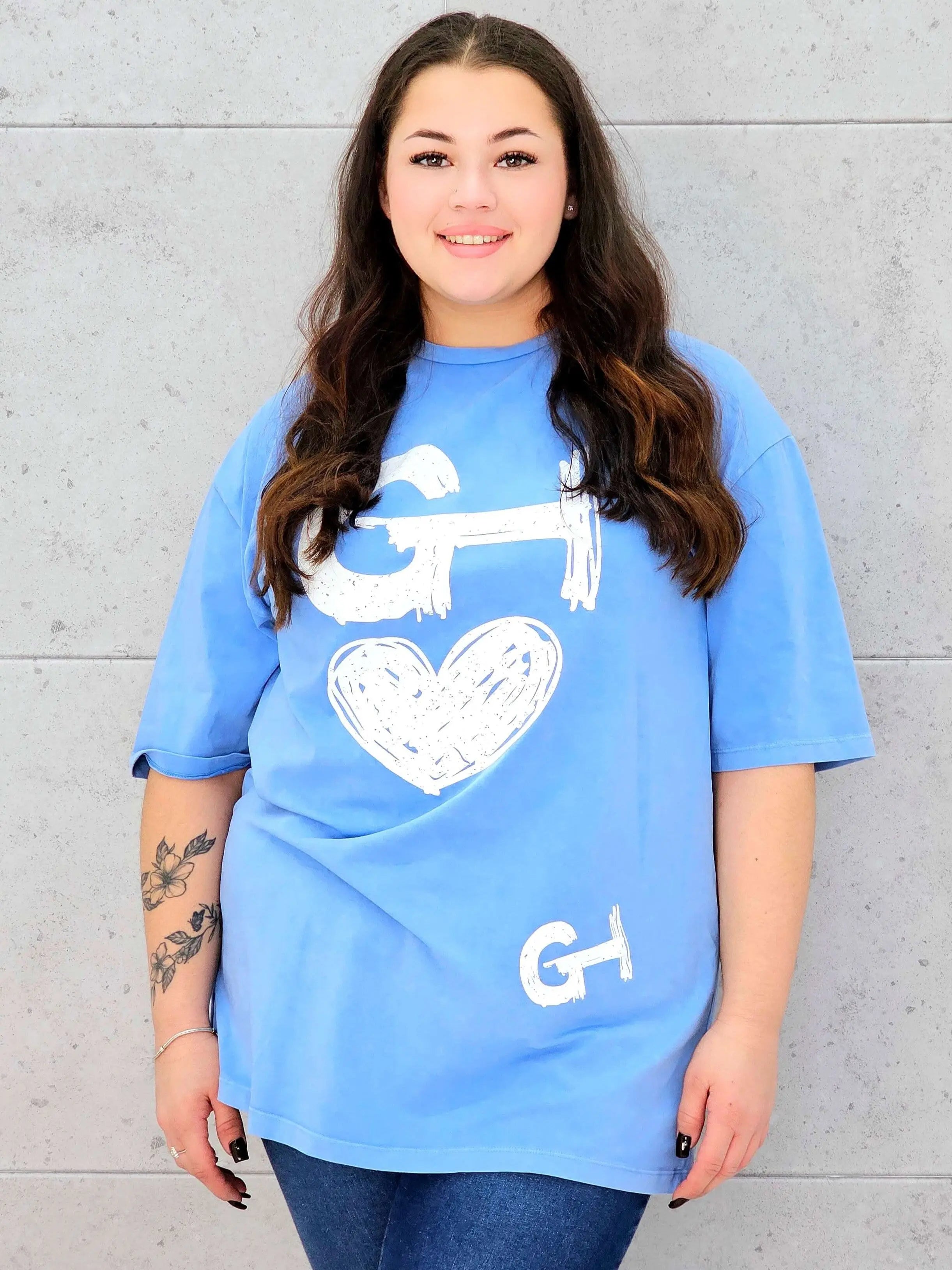 Bluzka z nadrukiem XXL – styl i wygoda w modzie plus size Stylowa XL