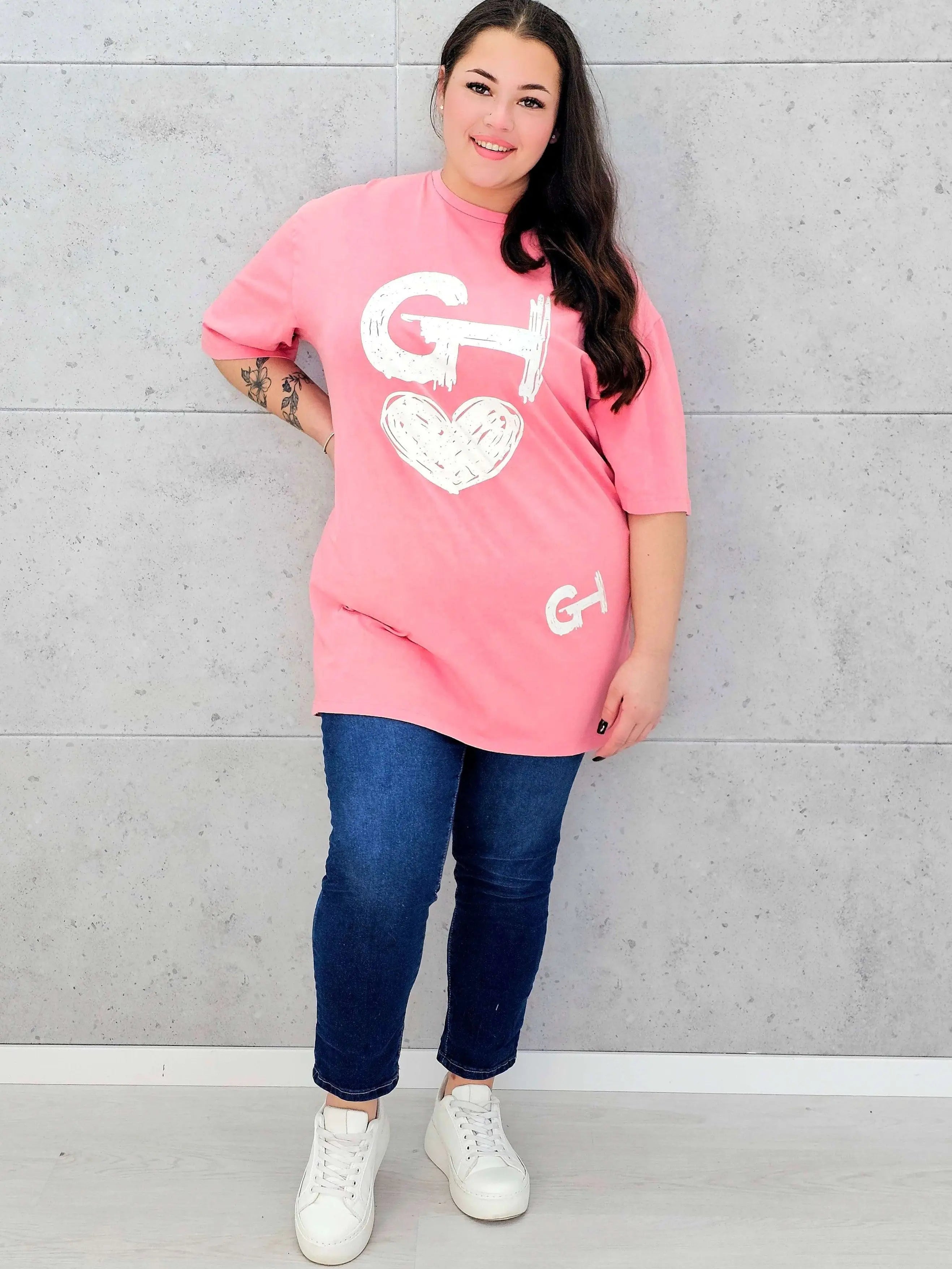 Bluzka z nadrukiem XXL – styl i wygoda w modzie plus size Stylowa XL