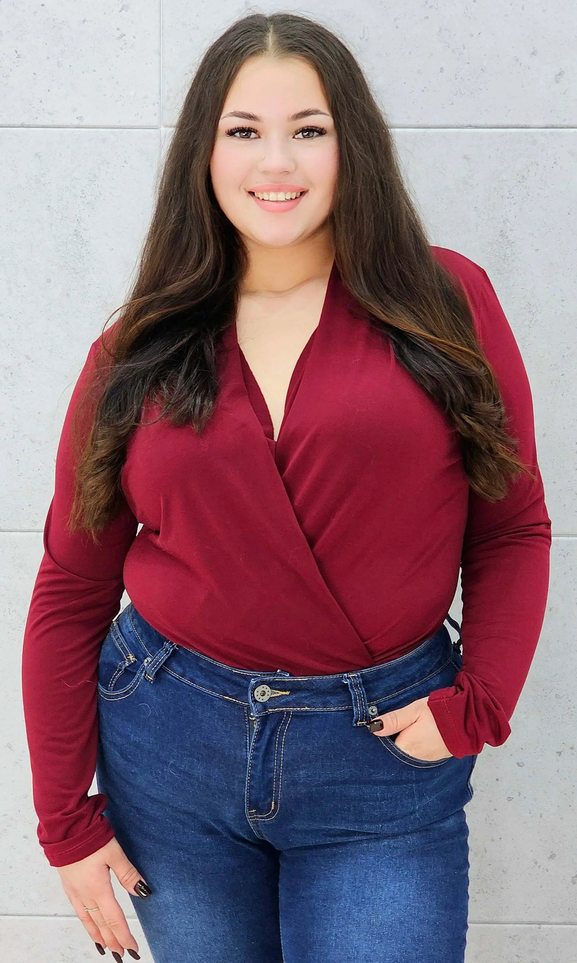 Body kopertowe plus size Stylowa XL