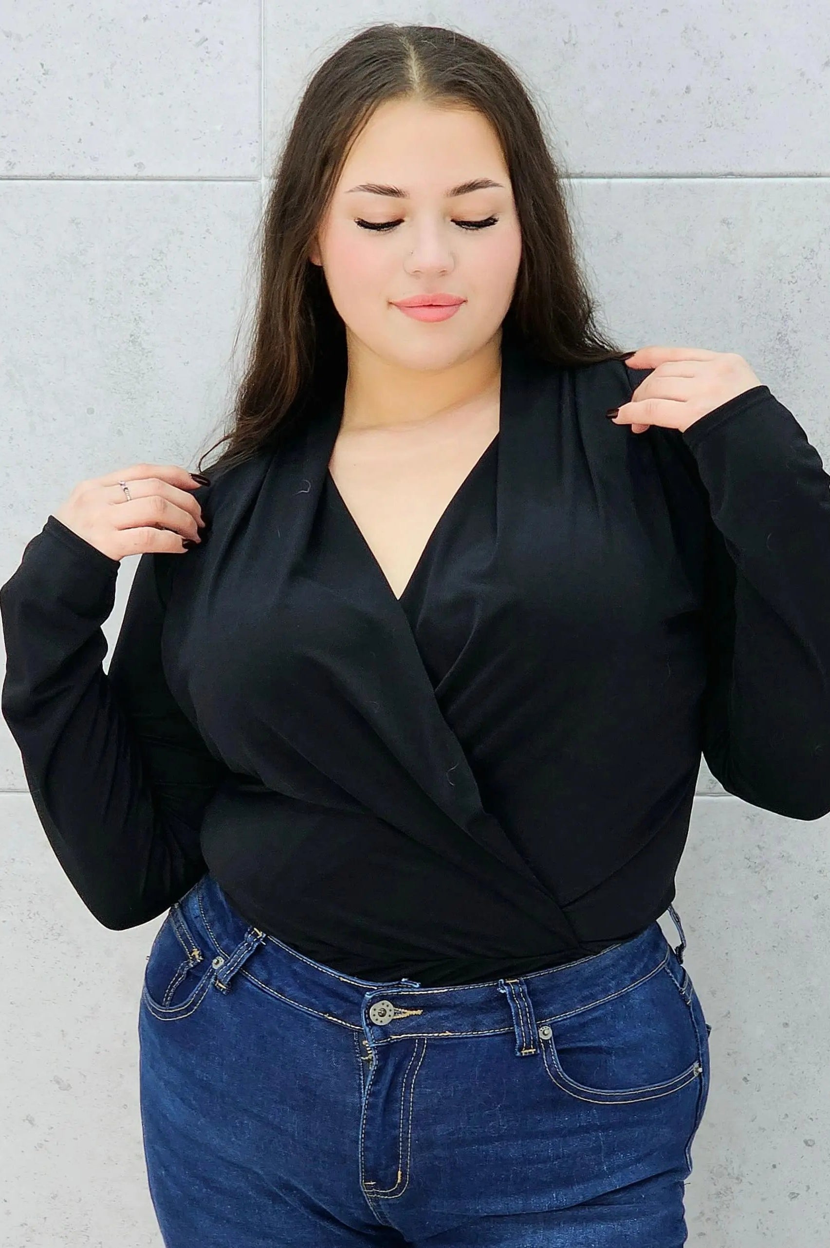 Body kopertowe plus size Stylowa XL