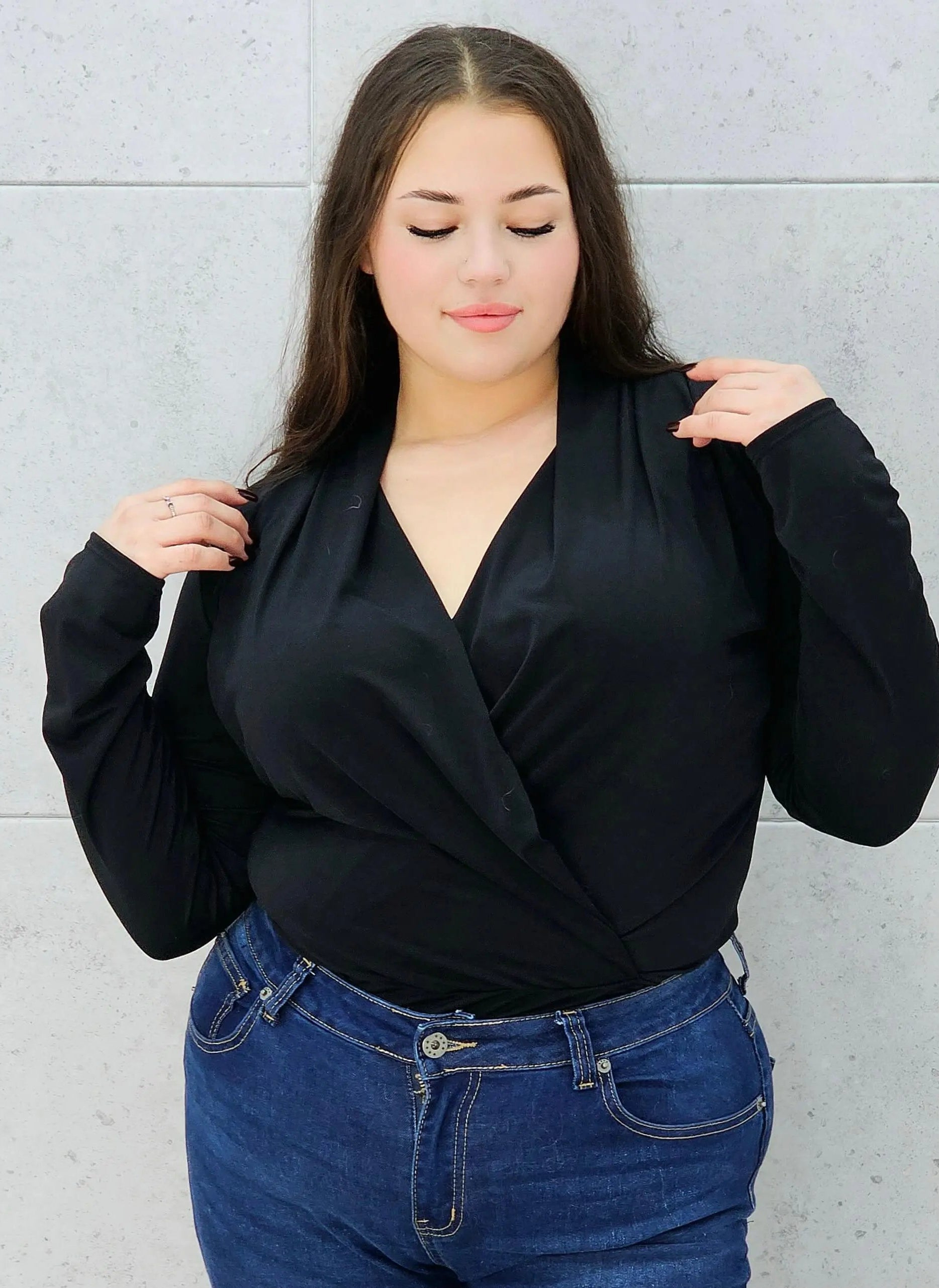 Body kopertowe plus size Stylowa XL