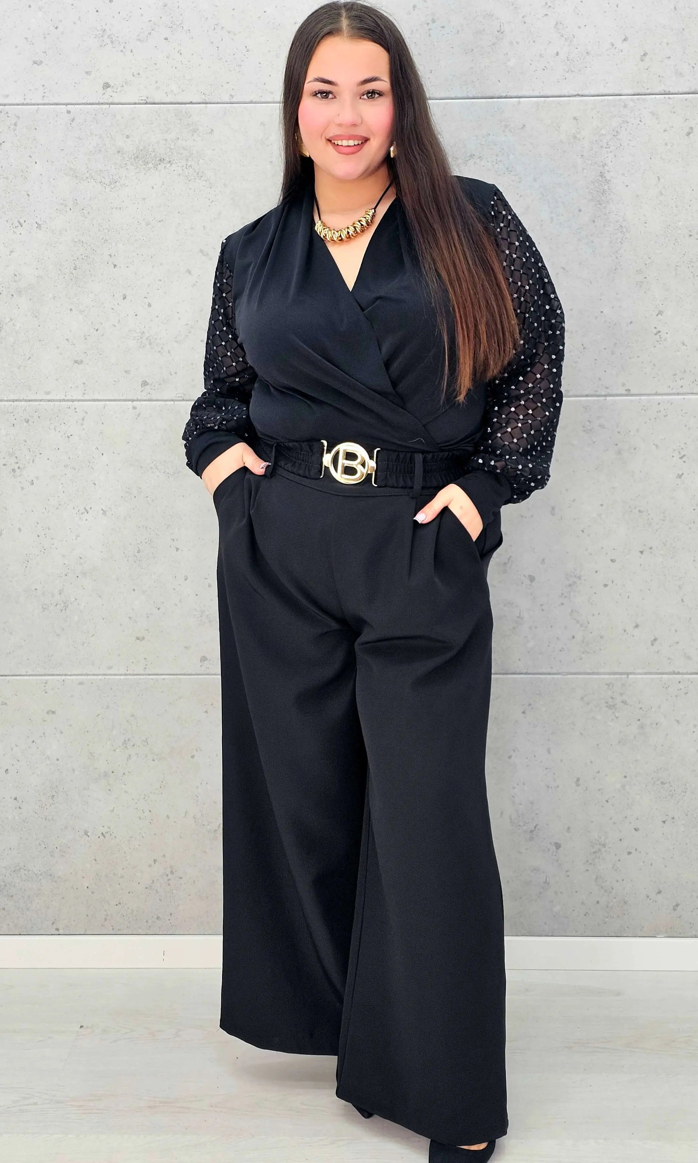 Body plus size z ozdobnymi rękawami – elegancja i styl XXL Stylowa XL Stylowa XL