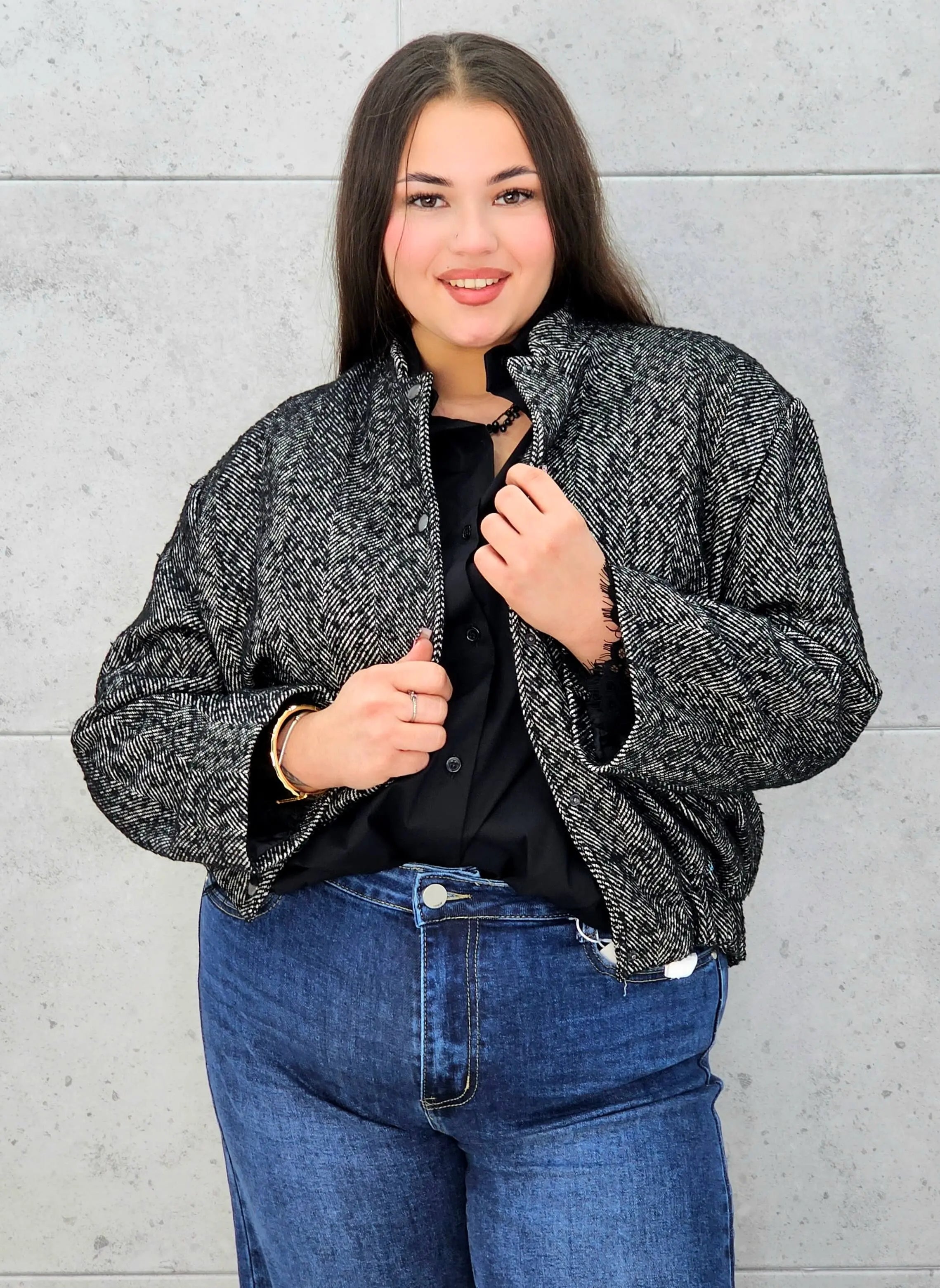 Bomberka plus size – modna i wygodna kurtka dla każdej kobiety Stylowa XL