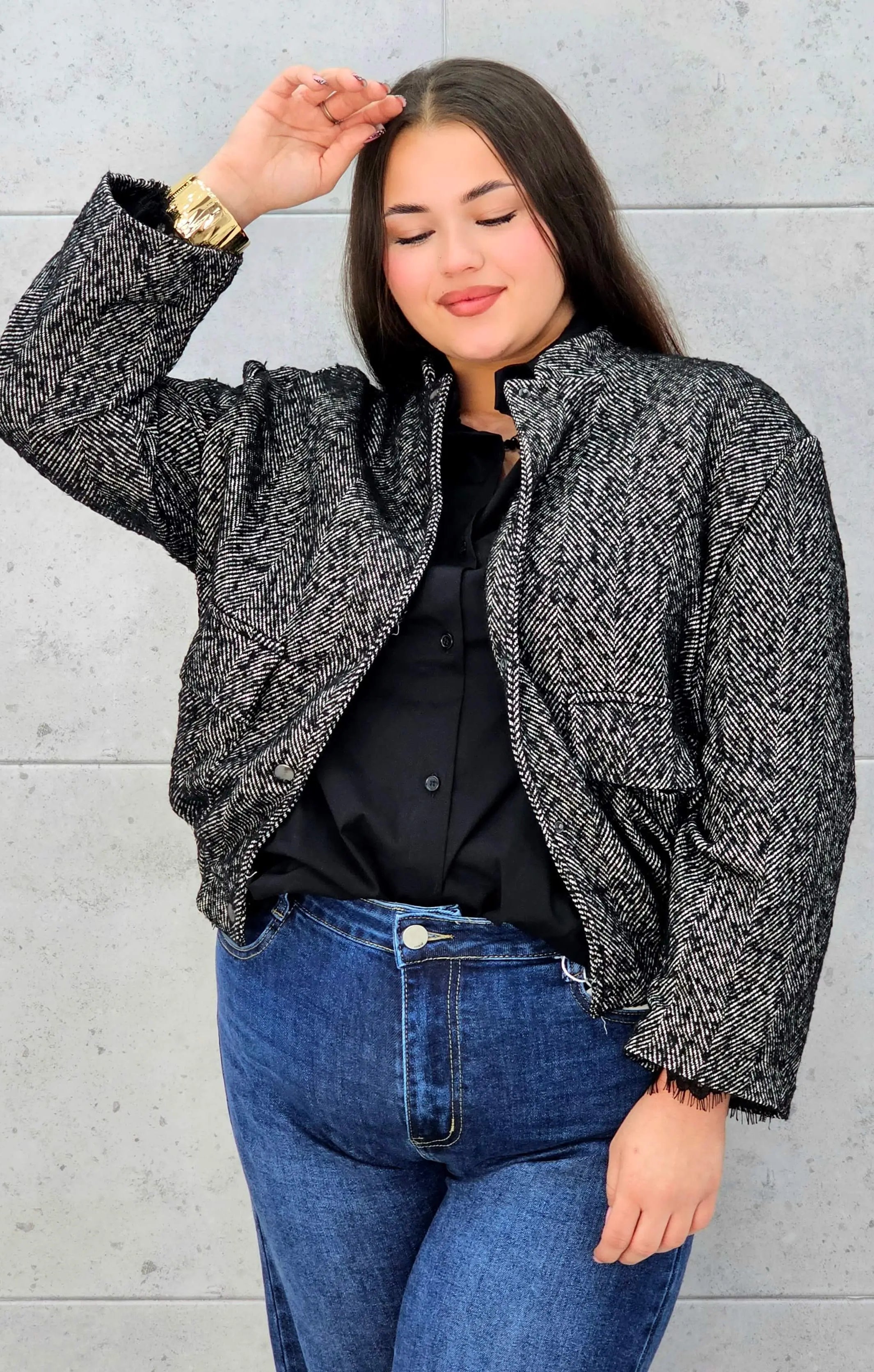Bomberka plus size – modna i wygodna kurtka dla każdej kobiety Stylowa XL